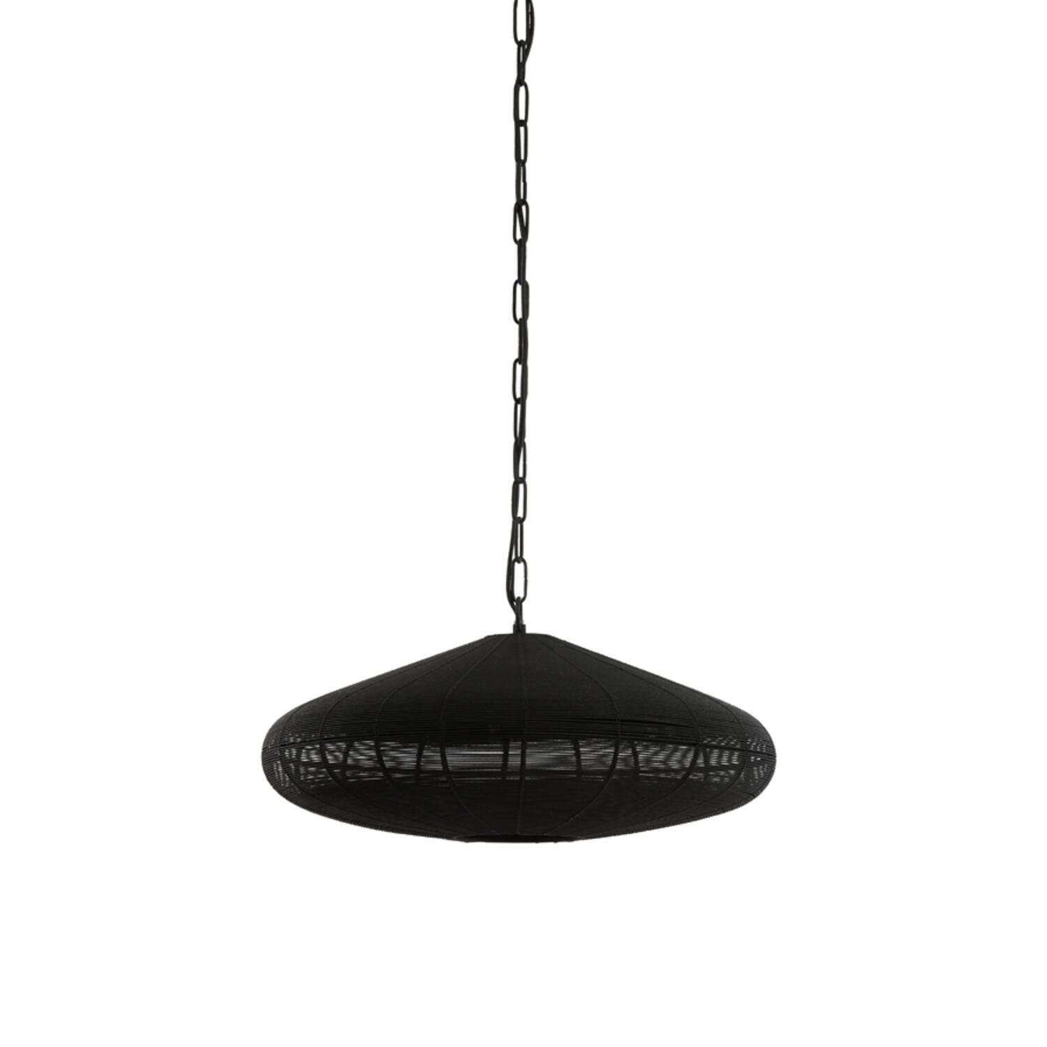 Hanging lamp Ø51x20 cm BAHOTO matt black