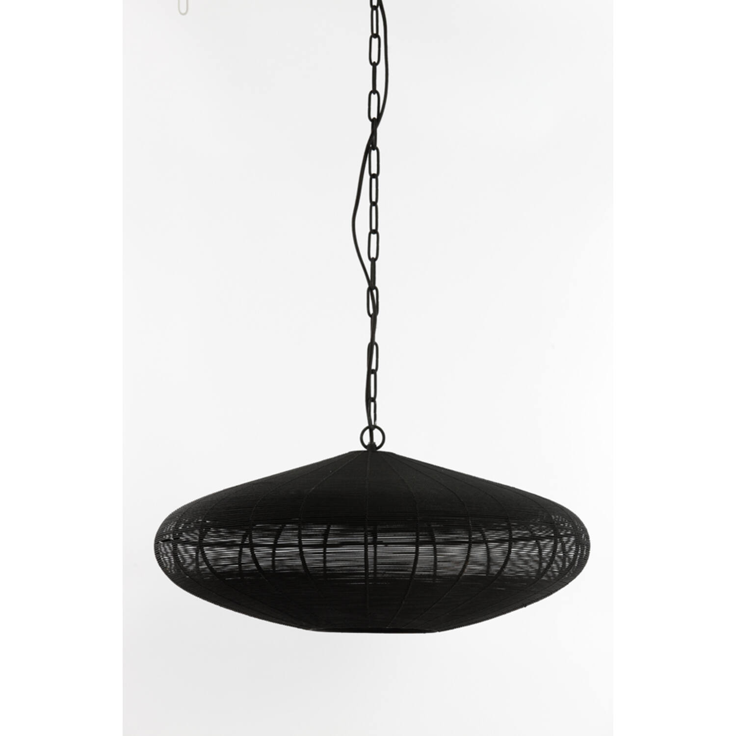 Hanging lamp Ø60x23 cm BAHOTO matt black