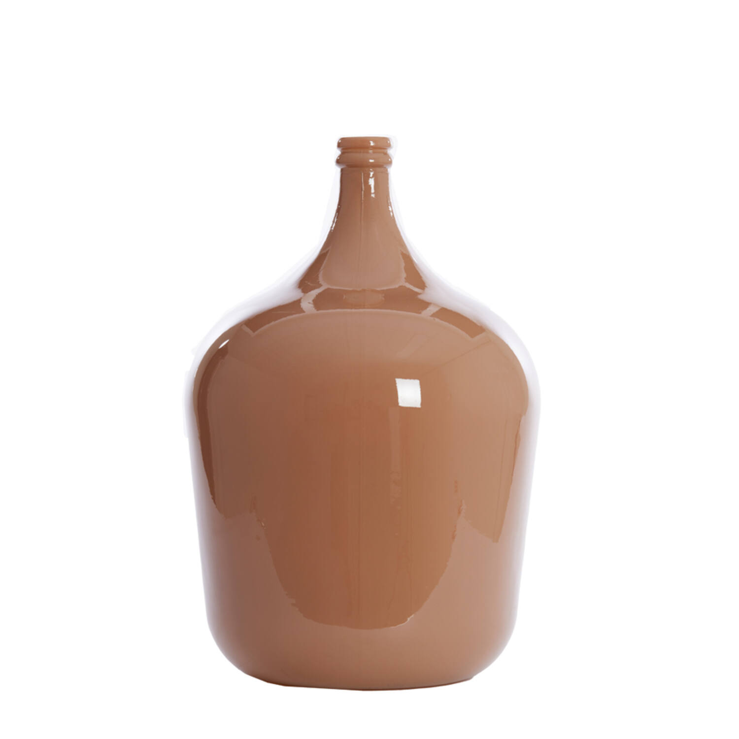 Vase Ø36,5x56 cm INCA glass shiny caramel
