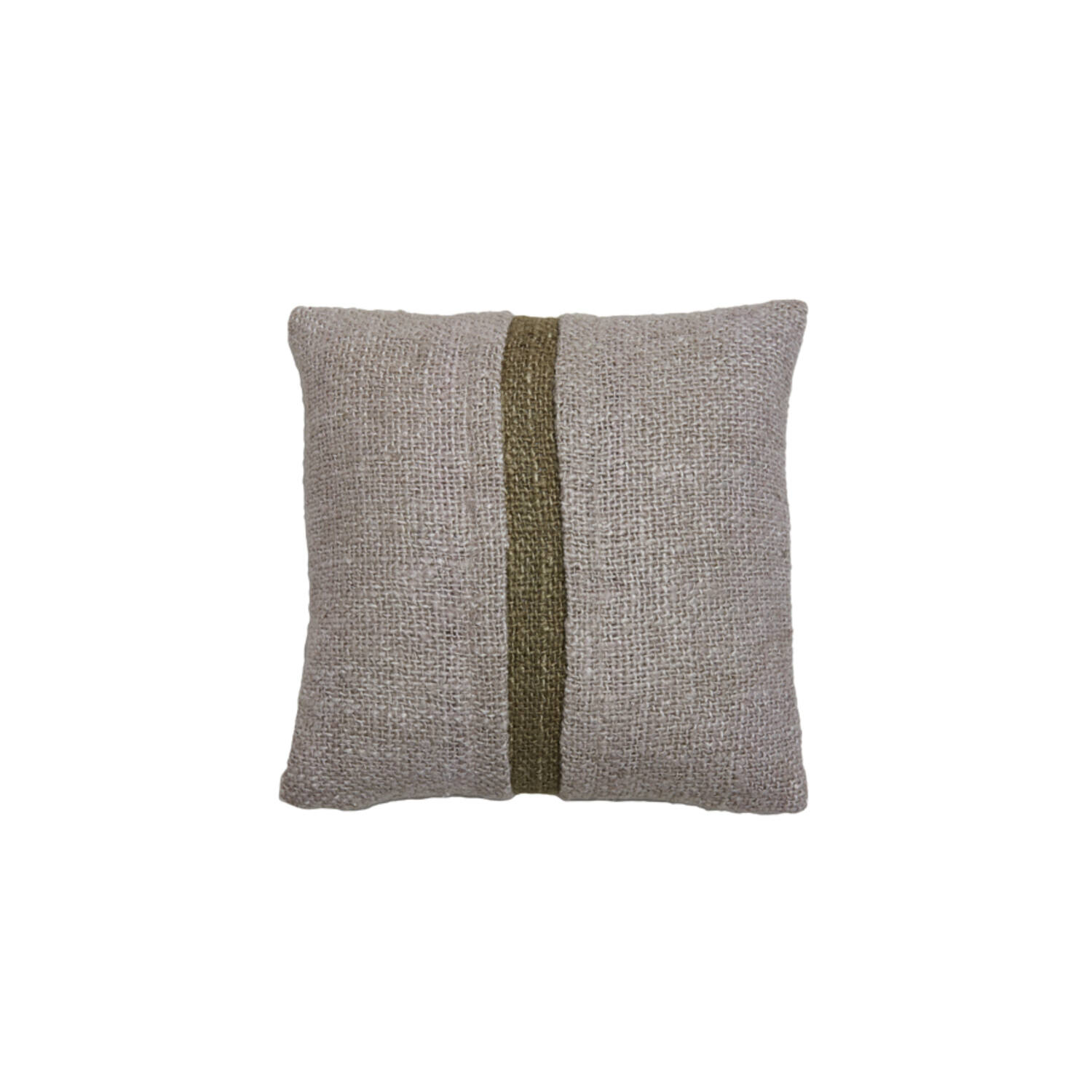 Cushion 45x45 cm LEVIS beige+green