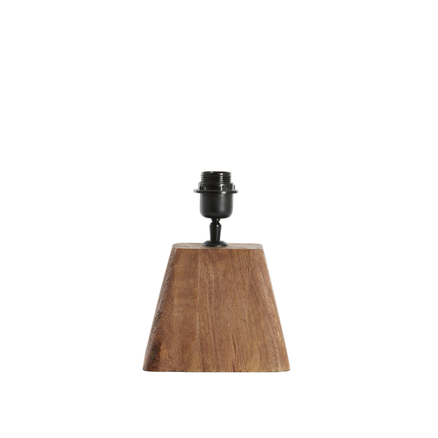 Lamp base 18x13x15 cm KARDAN wood matt brown