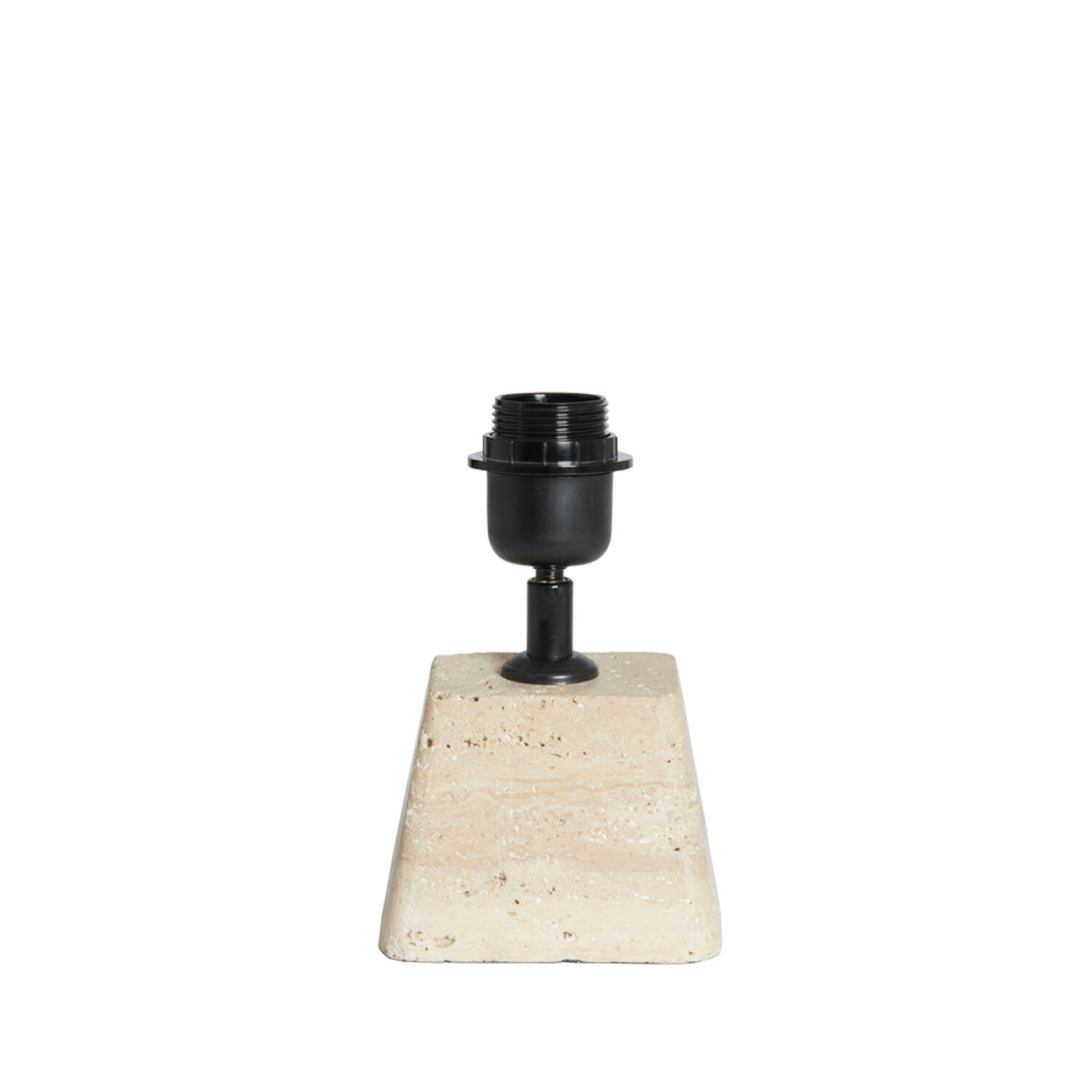 Lamp base 11x9x19 cm KARDAN travertine sand