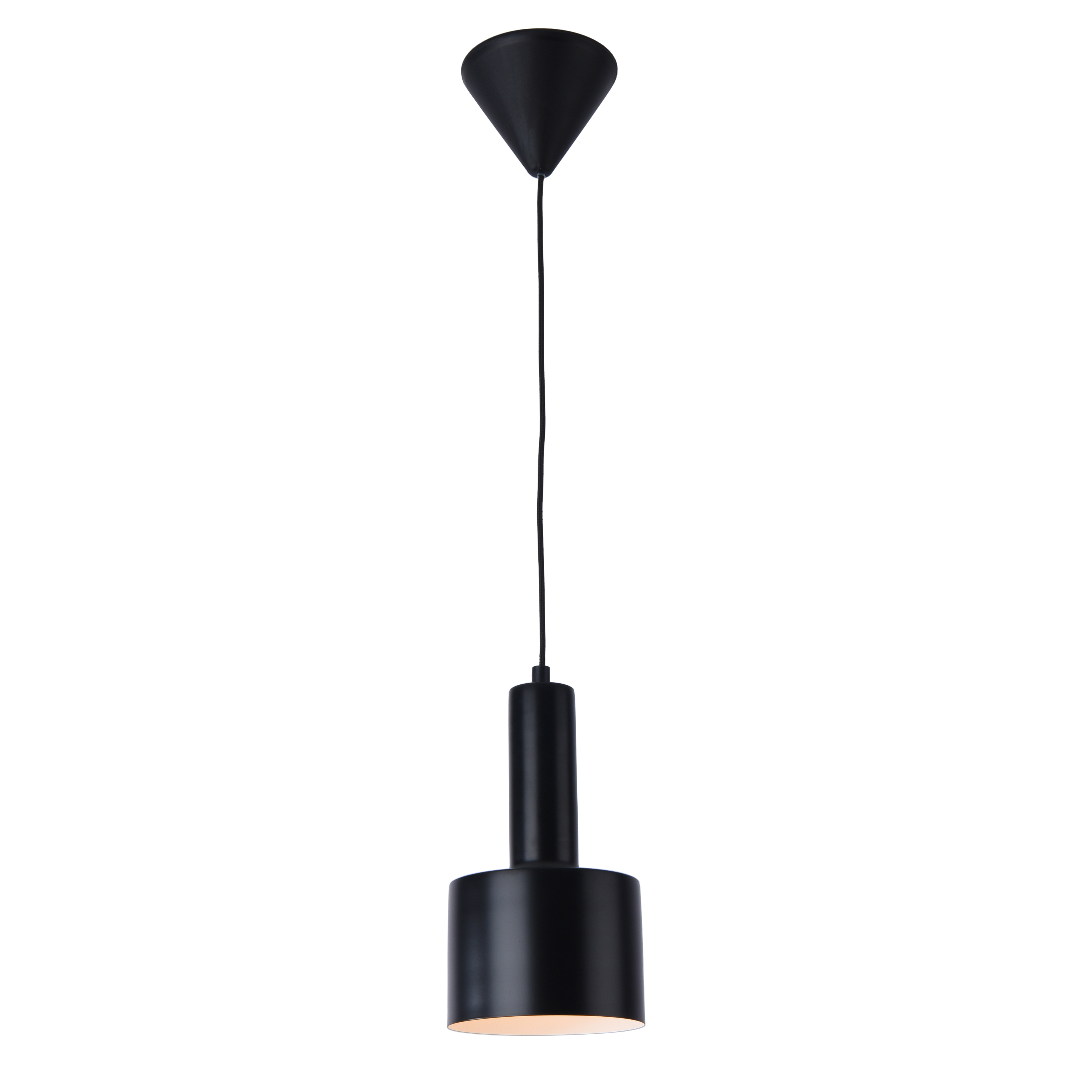 Pendant lamp FocusLight ELLIOT Ø14cm, 1xE27, black
