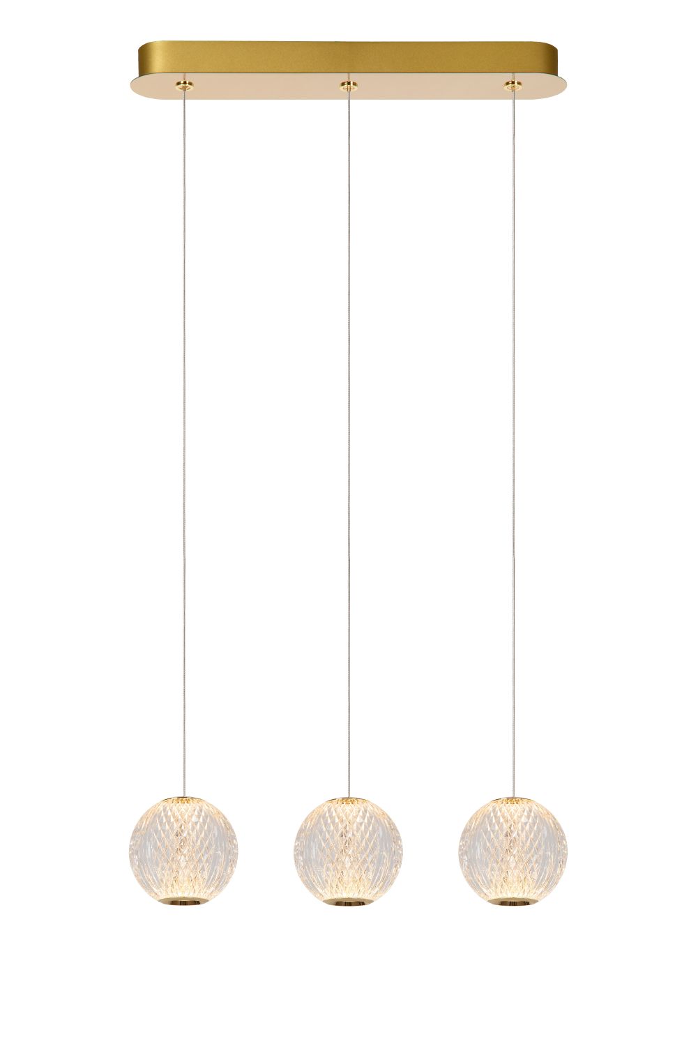 Pendant lamp Lucide CINTRA 3xLED 4,7W 2700K, clear