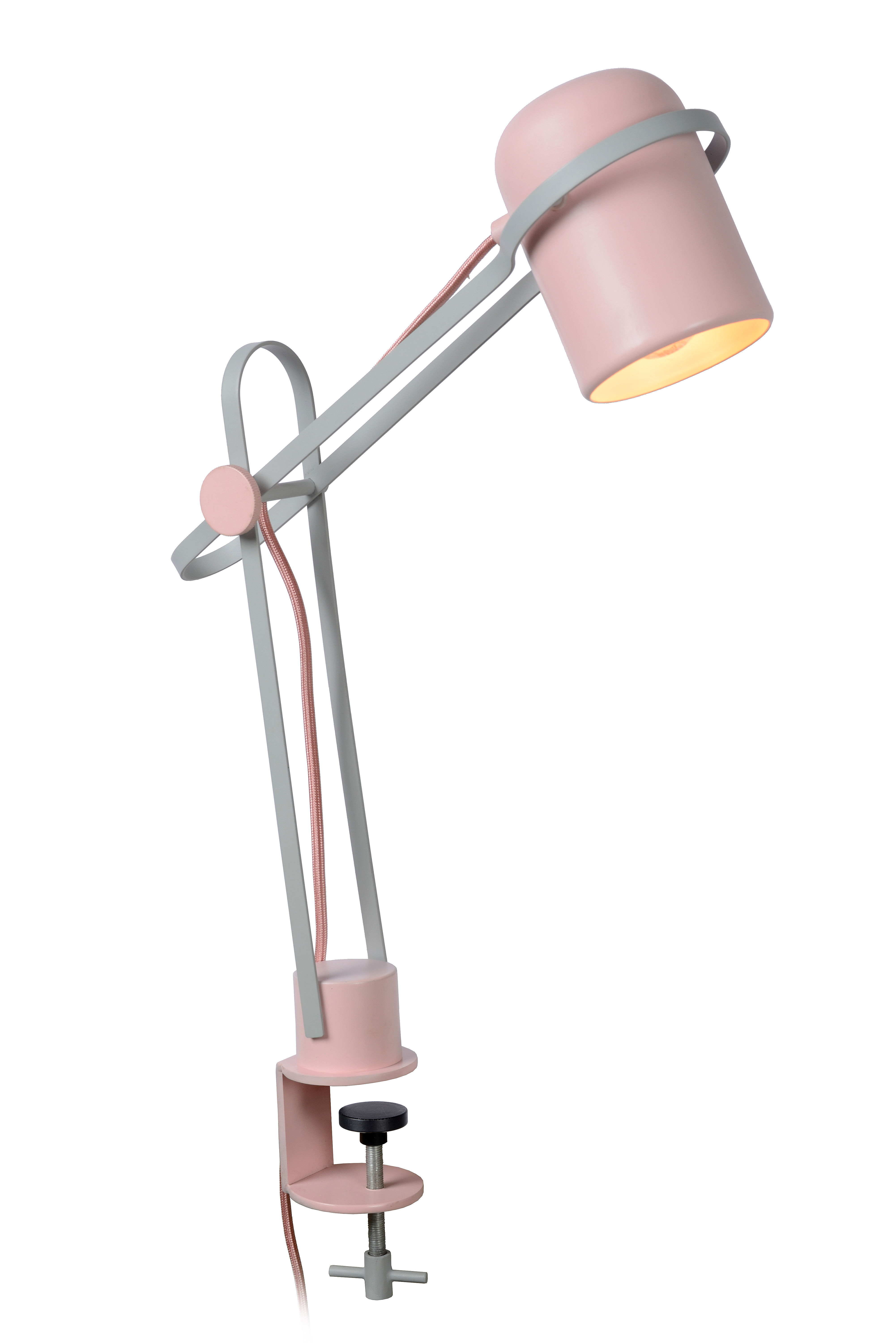 Lucide BASTIN - Clamp lamps Children - 1xE14 - Pink
