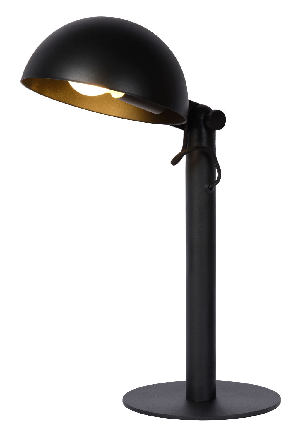 Lucide AUSTIN - Table lamp - Ø 20 cm - 1xE27 - Black