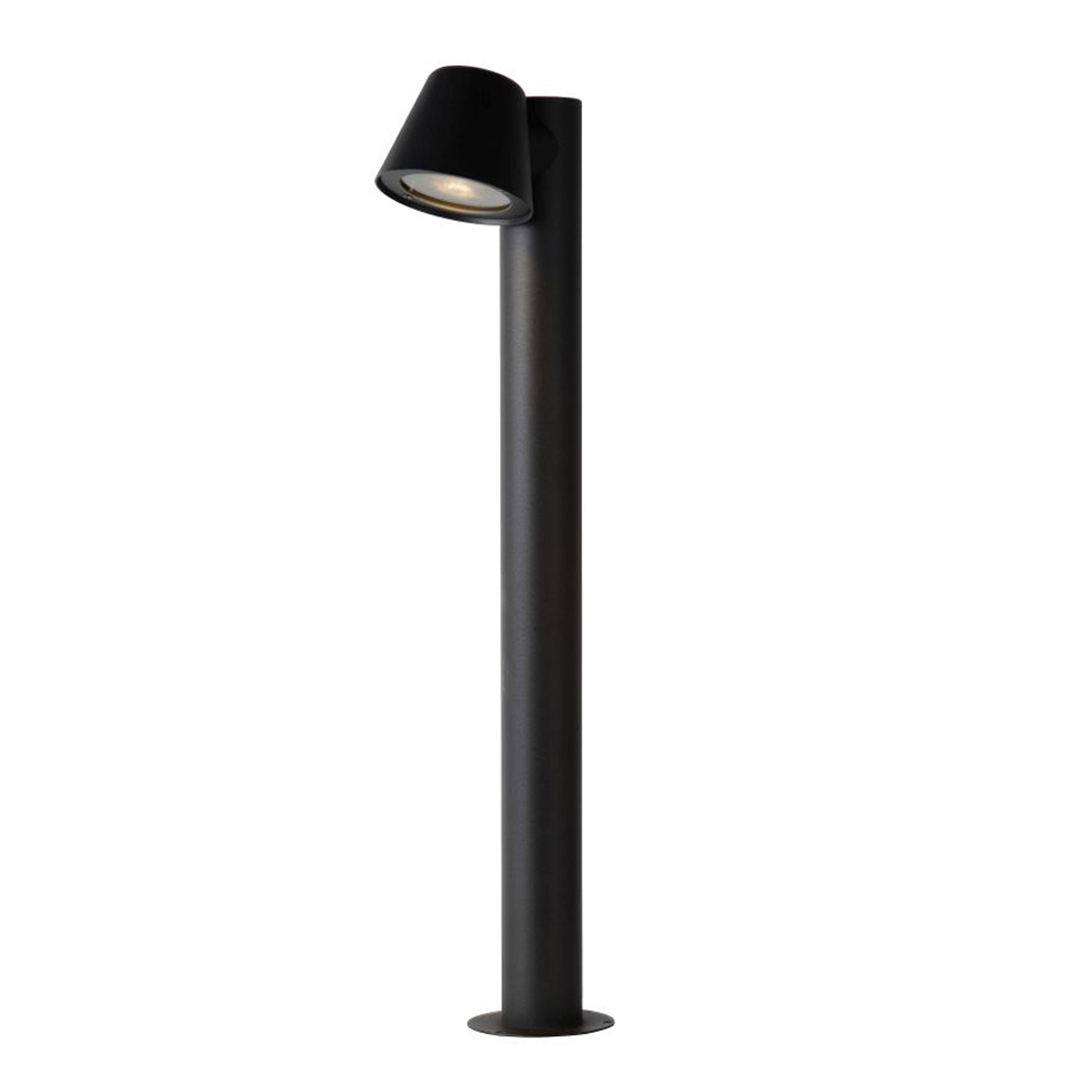 Lucide DINGO-LED - Outdoor Bollard Lamp - Ø 11,5 cm - LED Dim. - GU10 - 1x4,5W 3000K - IP44 - Anthrasite