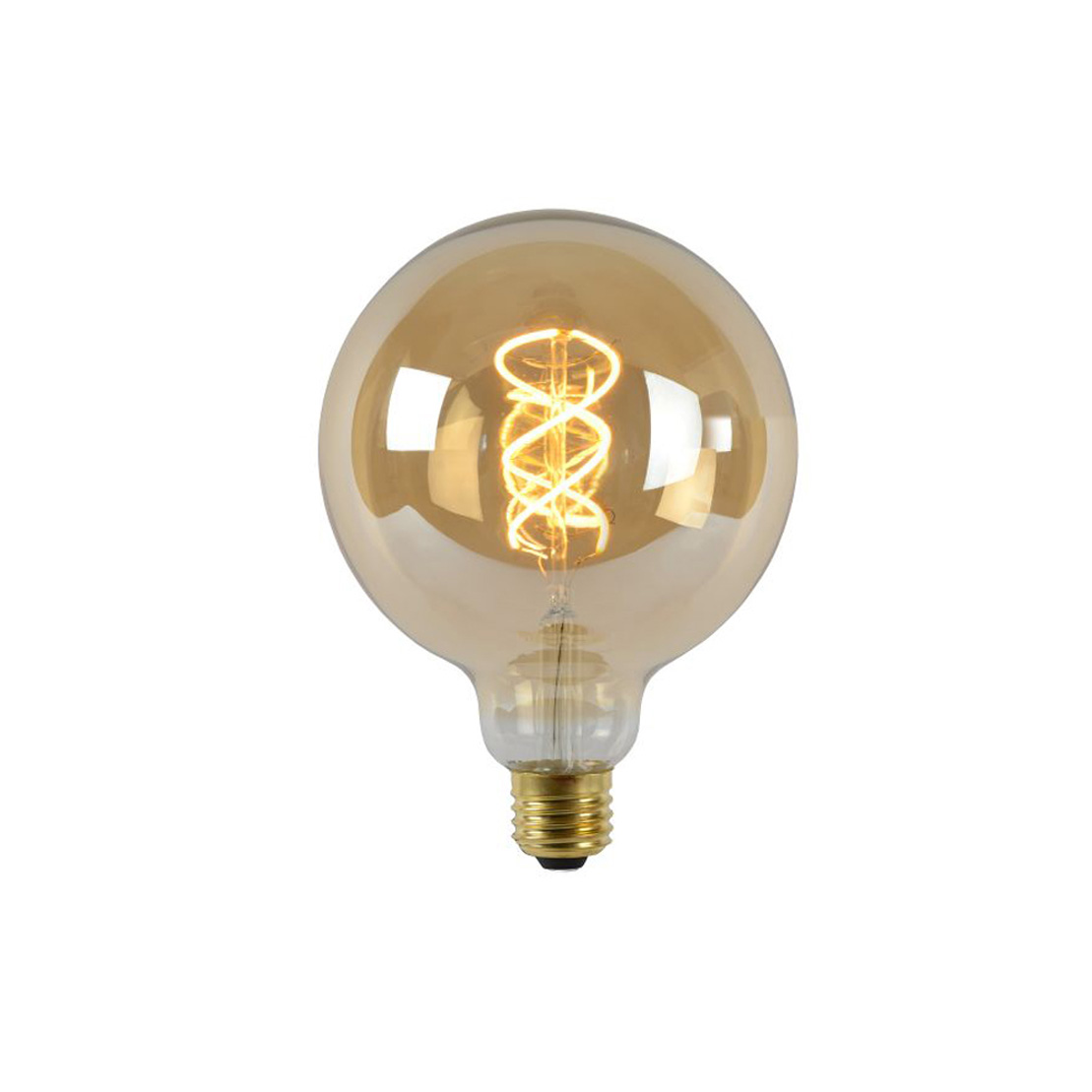 Lucide LED Bulb - Filament bulb - Ø 12,5 cm - LED Dim. - 1x5W 2200K - Amber