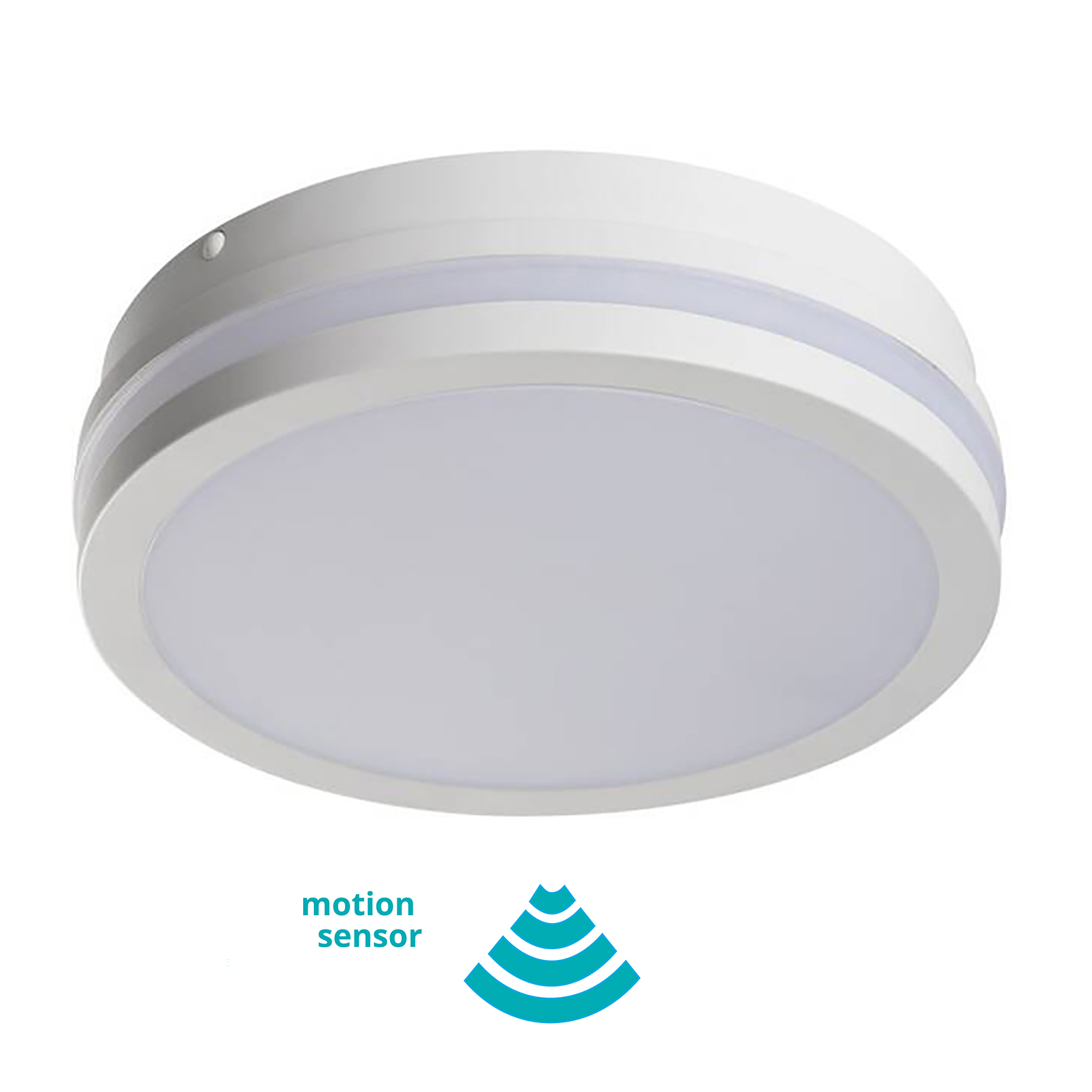 Ceiling light Kanlux BENO - Ø:26cm - White - Sensor