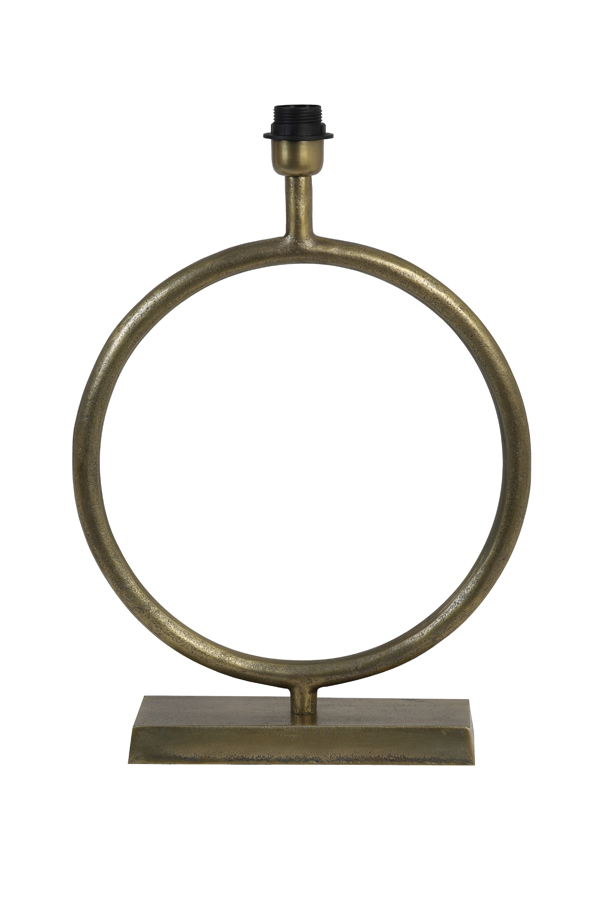 Lamp base 40x12,5x52 cm LIVU raw antique bronze
