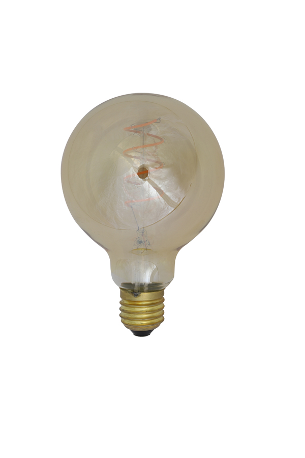 Deco LED globe Ø9,5x14 cm LIGHT 4W amber E27 dimmable