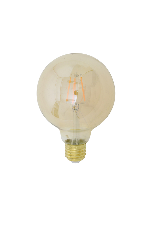 LED globe Ø9,5x14 cm LIGHT 4W amber E27 dimmable