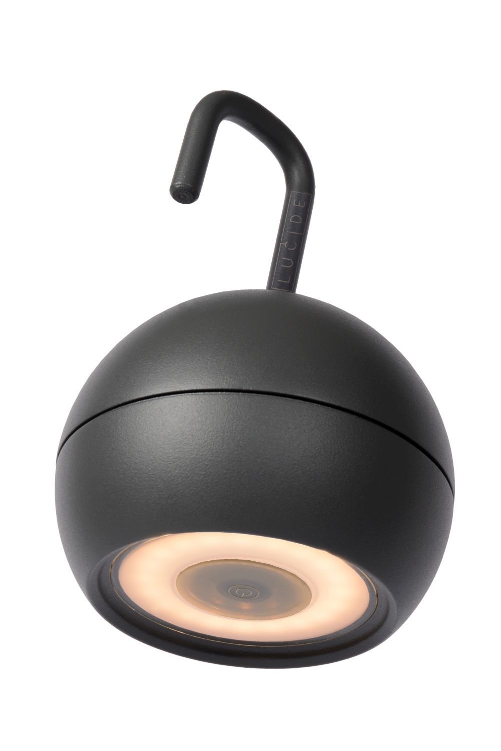 Lucide SPHERE - Pendant light Outdoor - Ø 10,2 cm - LED Dim. - 1x2W 2700K - IP54 - Anthracite