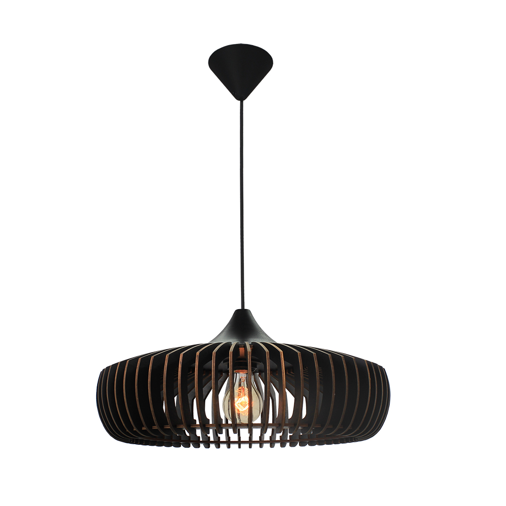 Pendant light FocusLight RIO Ø43cm, black