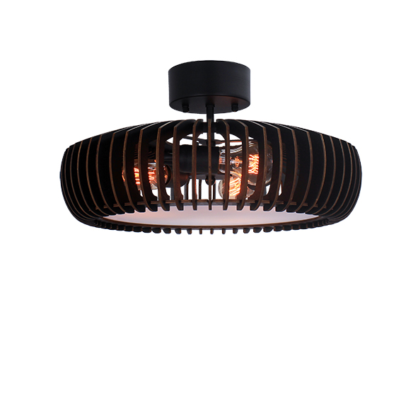 Ceiling light FocusLight RIO Ø43cm, black