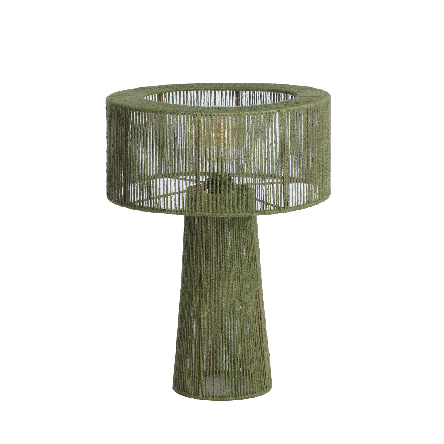 Table lamp Ø37x51 cm SELVA jute green