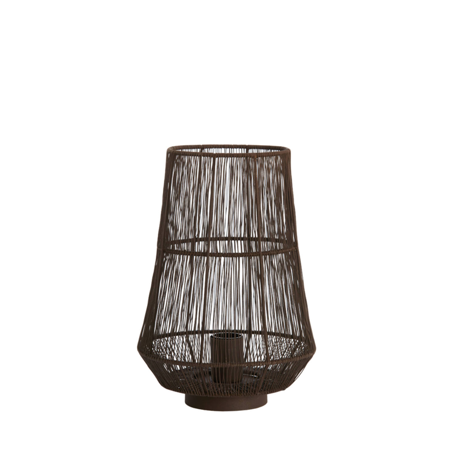 Table lamp Ø24x33 cm BANJAR dark brown