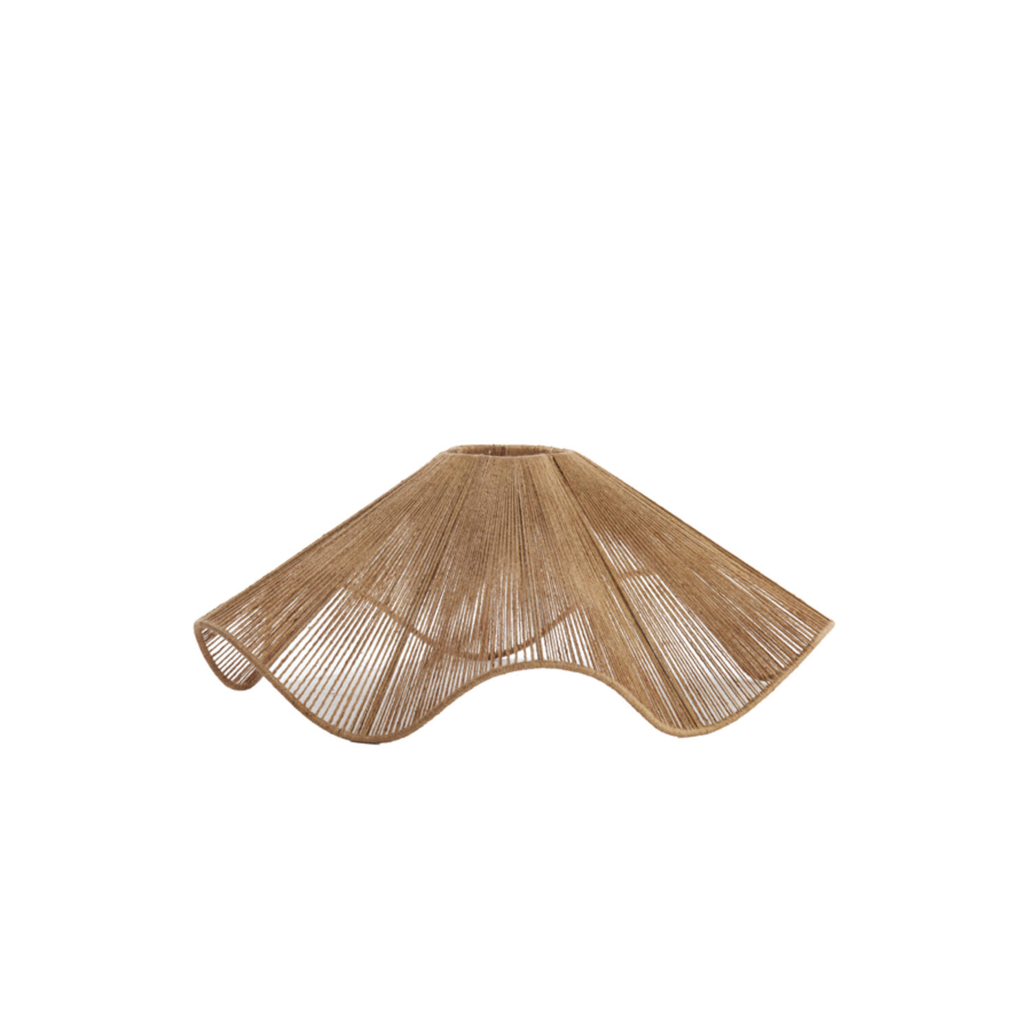 Shade round wave 53-53-29 cm FODARA jute natural