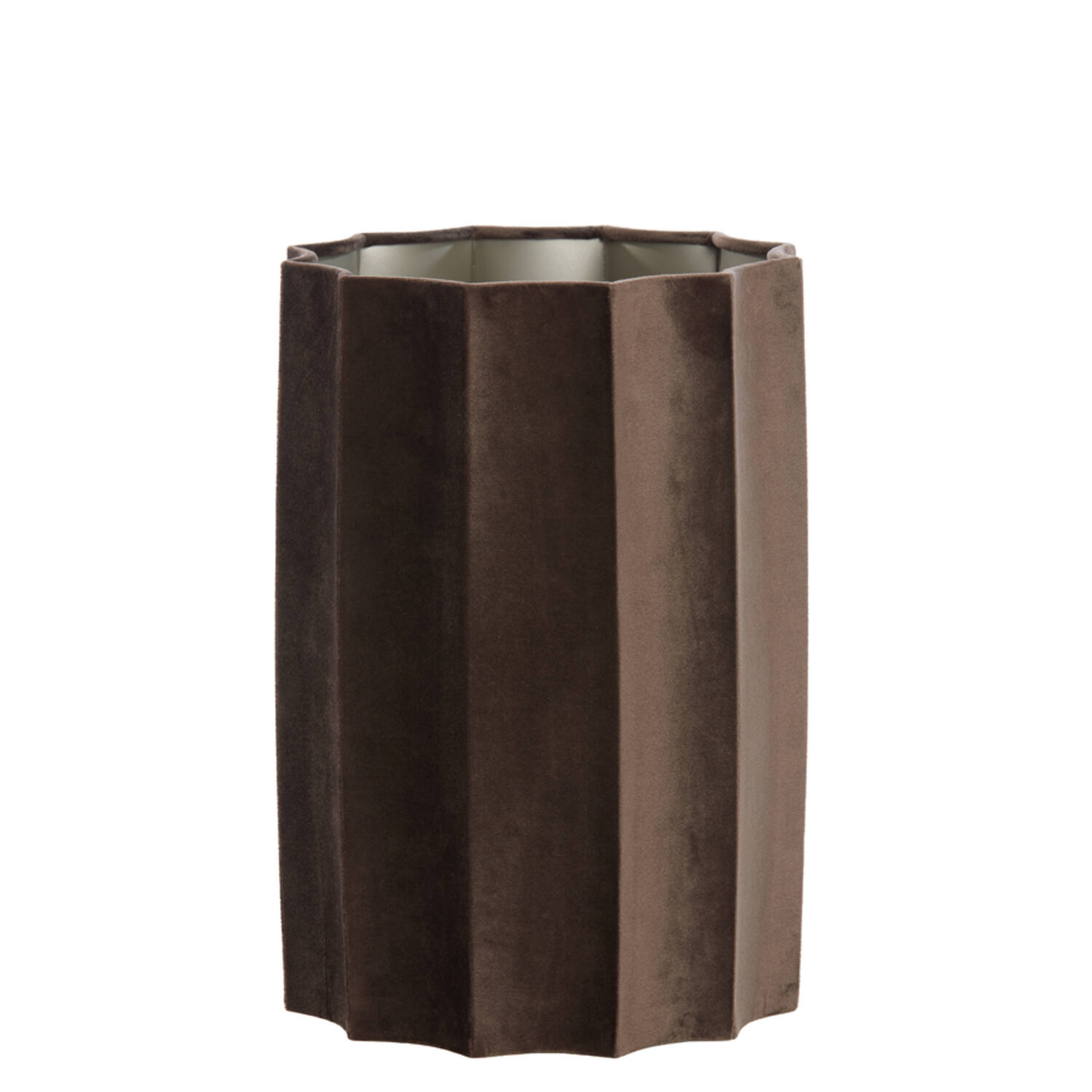 Shade cylinder 24-24-35 cm DISLI velvet dark brown