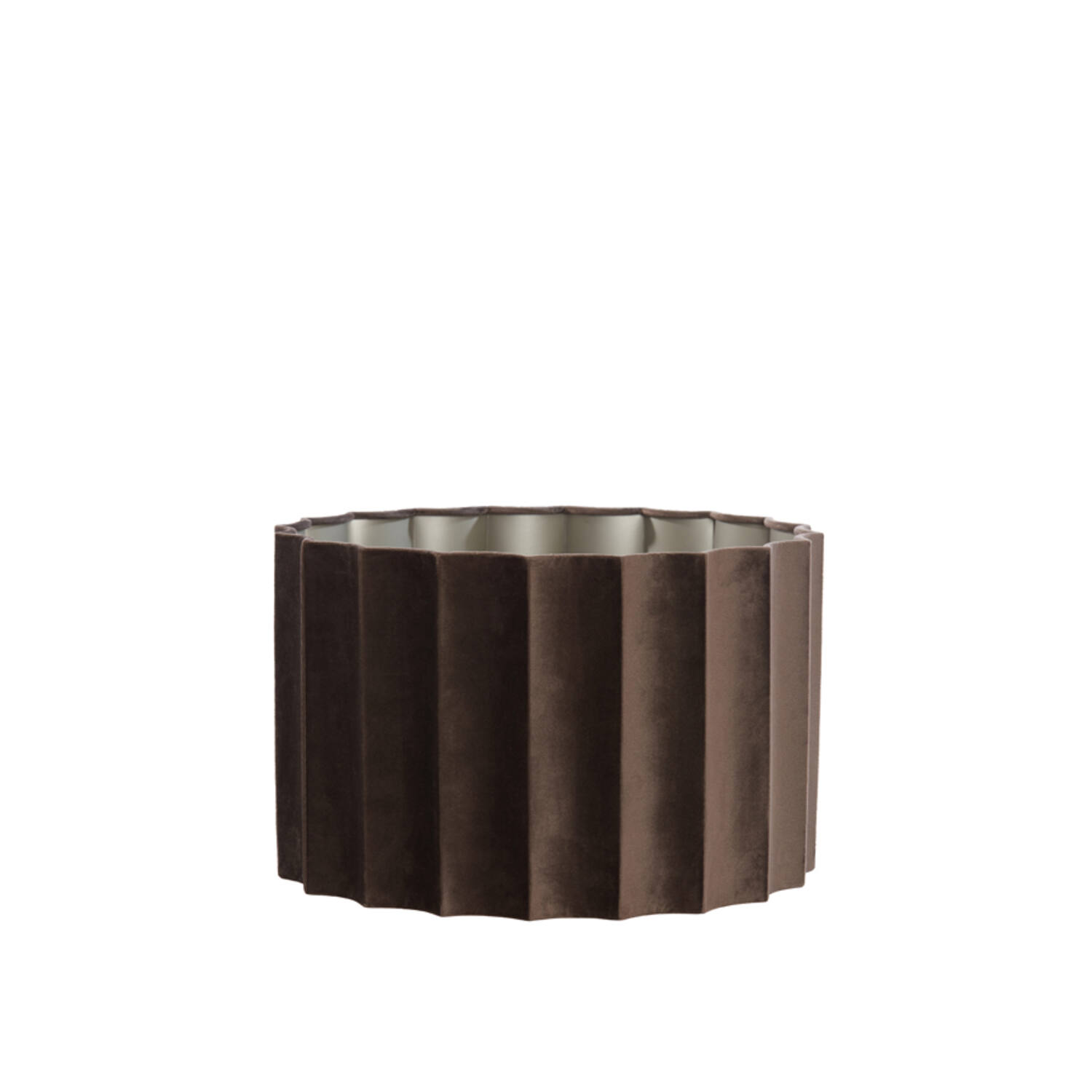 Shade cylinder 35-35-22 cm DISLI velvet dark brown