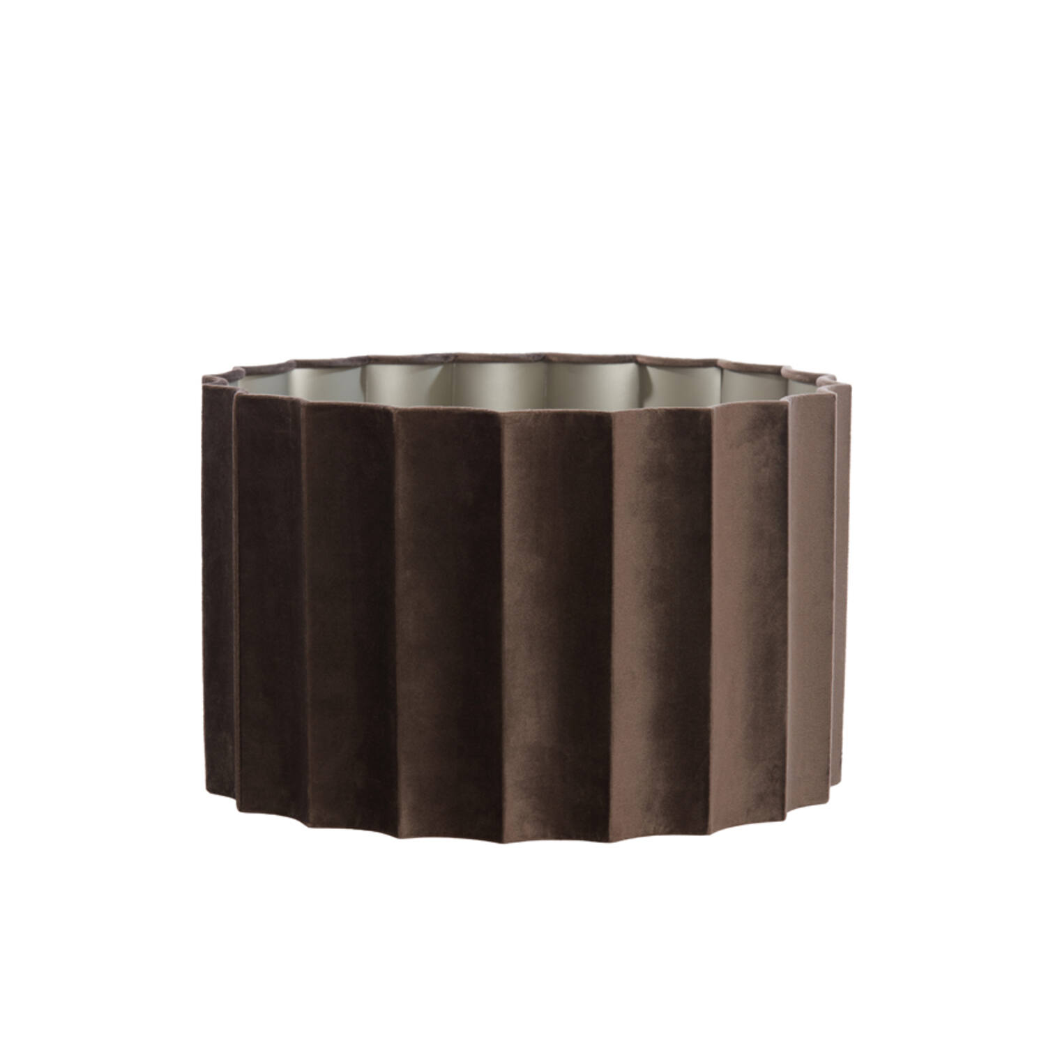 Shade cylinder 40-40-25 cm DISLI velvet dark brown