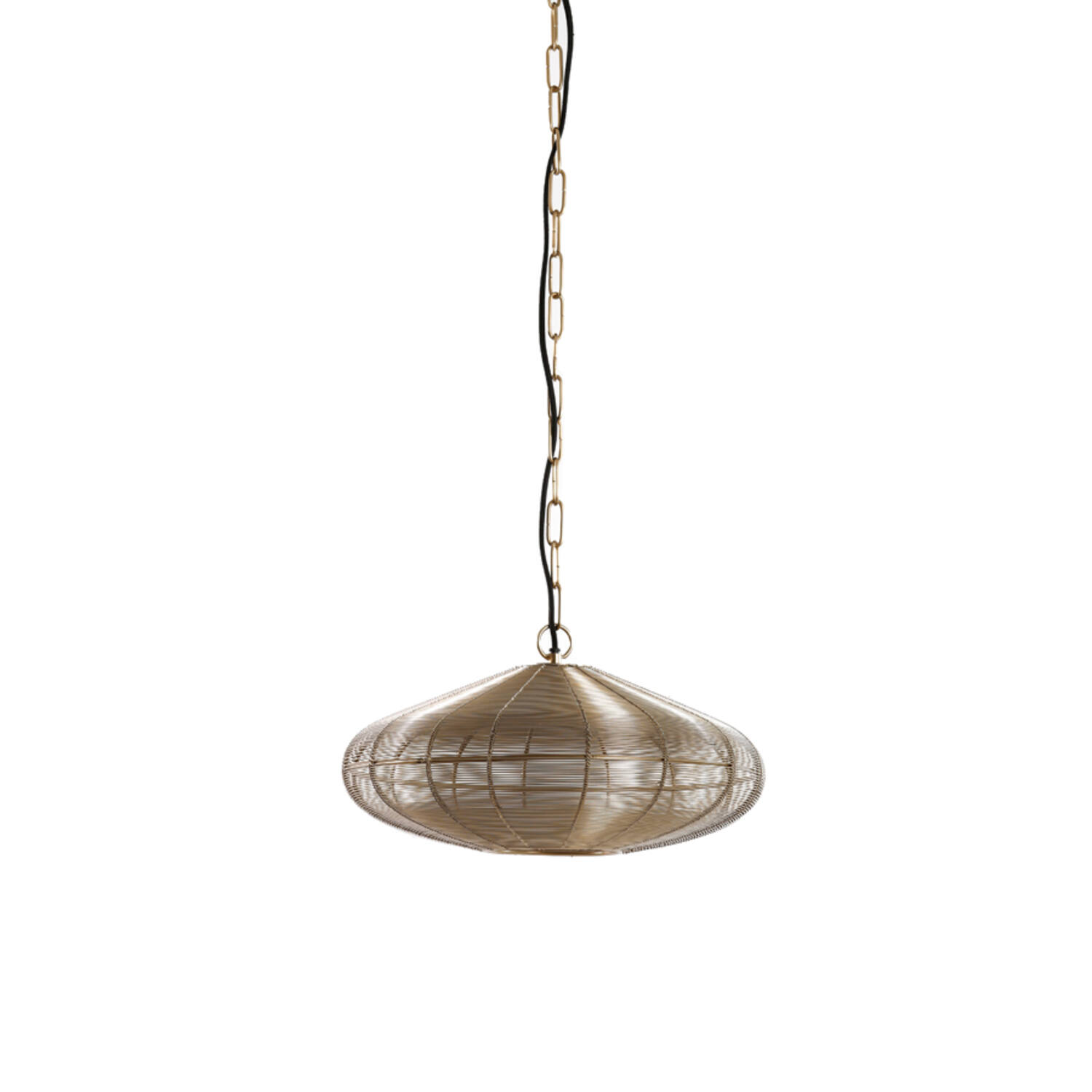 Hanging lamp Ø40x18 cm BAHOTO light gold