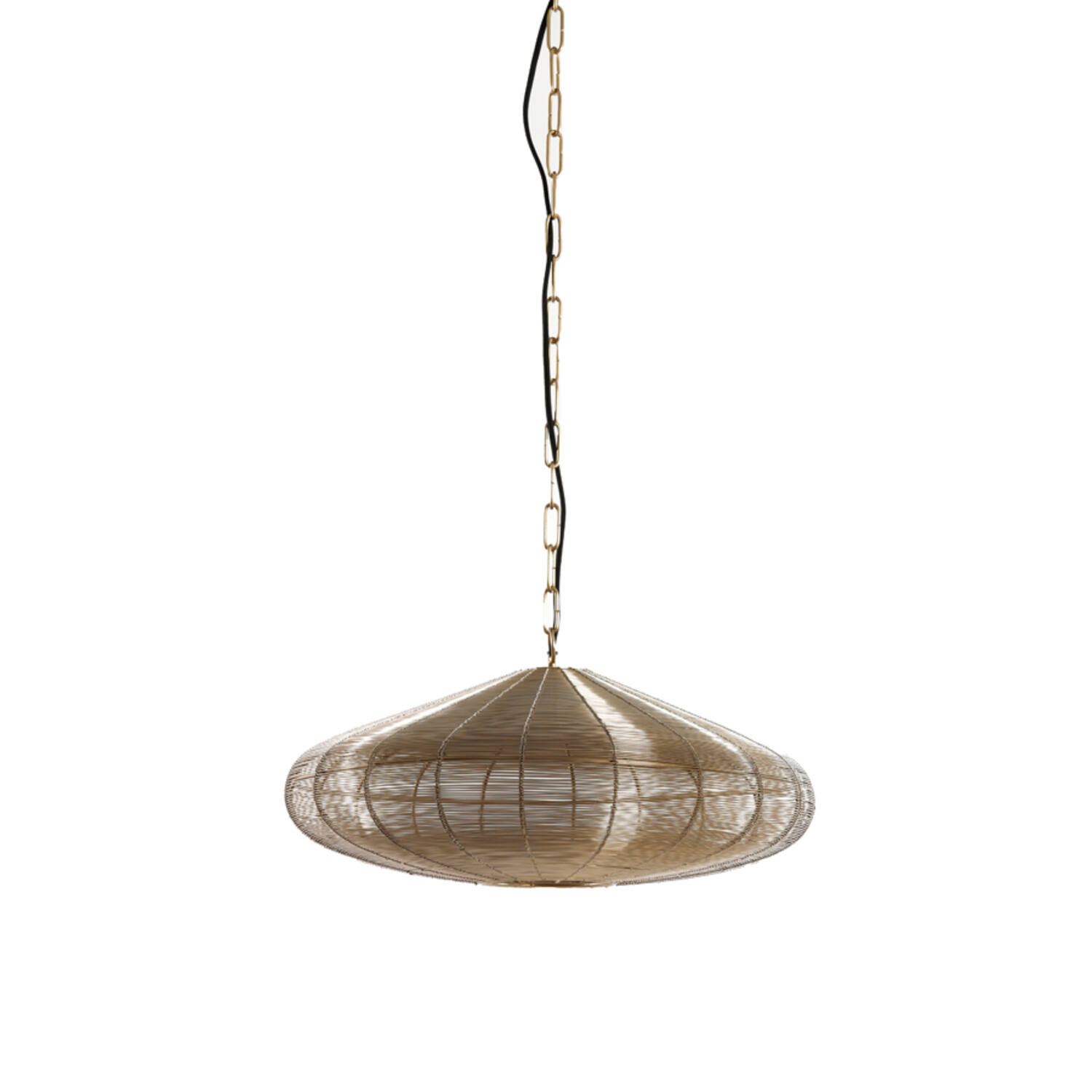 Hanging lamp Ø51x20 cm BAHOTO light gold