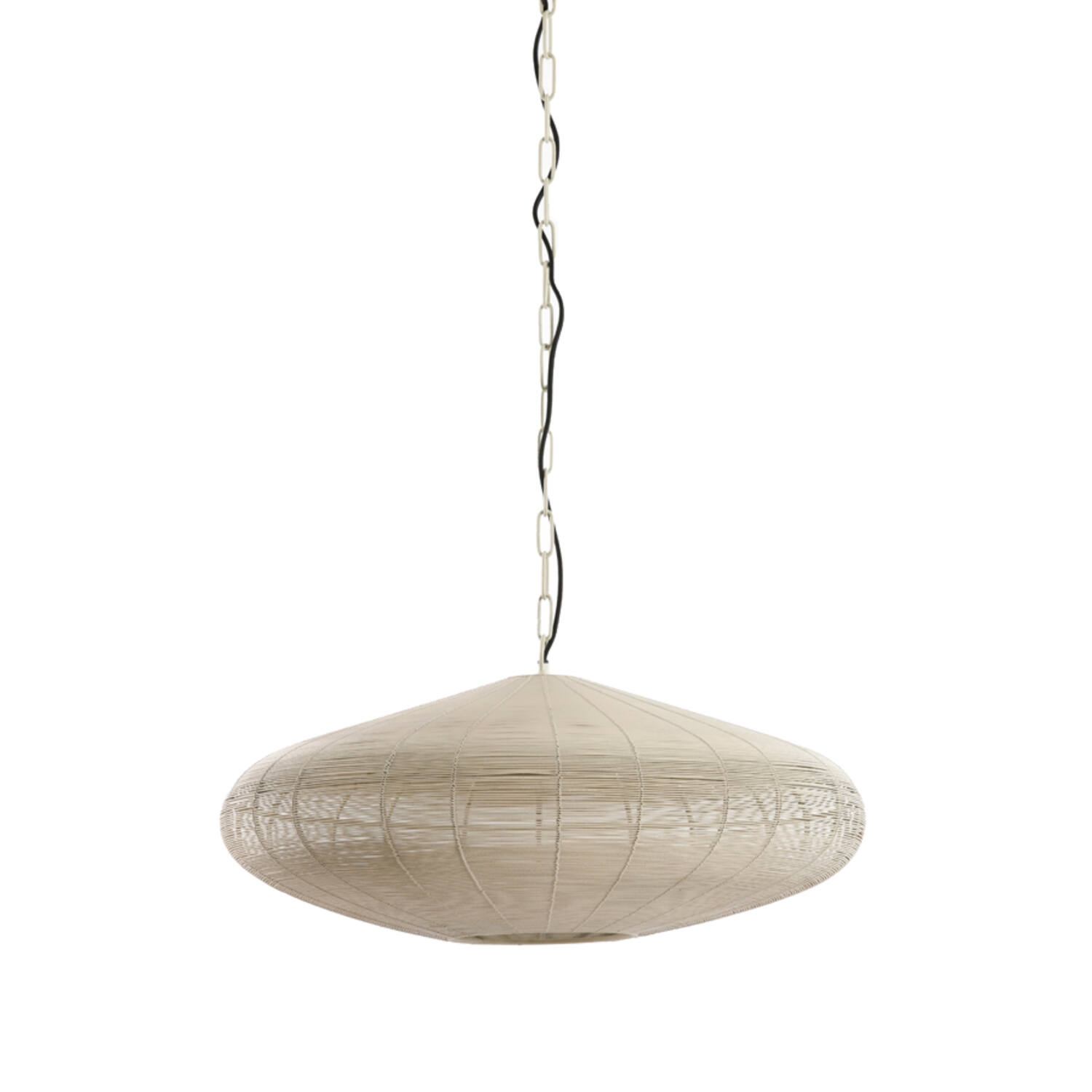 Hanging lamp Ø60x23 cm BAHOTO matt cream