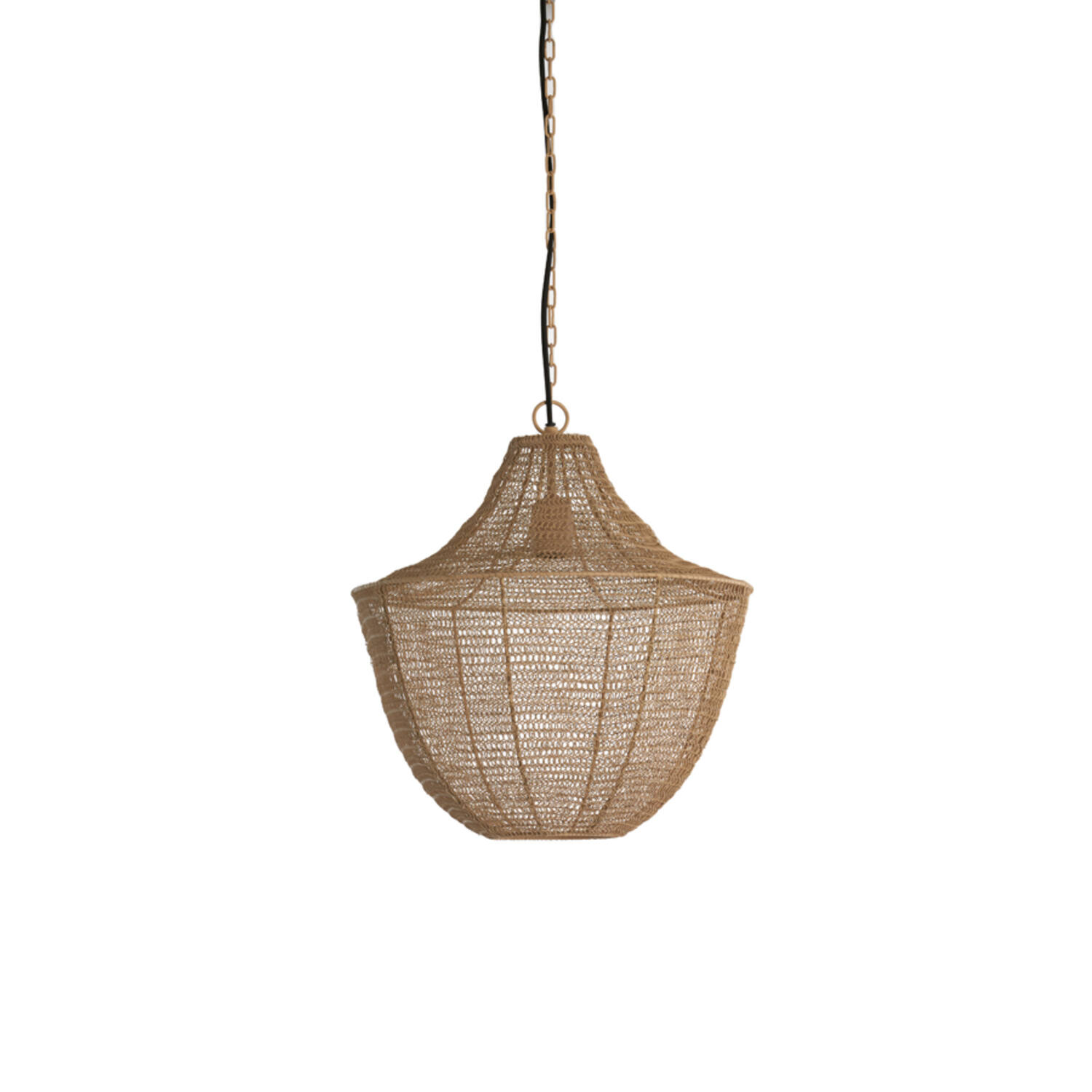 Hanging lamp Ø40x44 cm SHARIKA matt beige