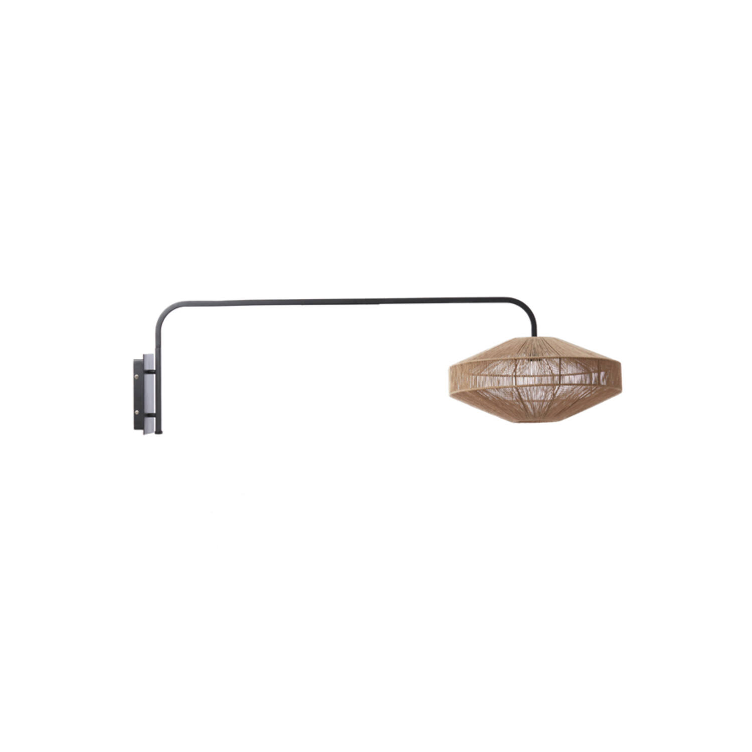 Wall lamp Ø43x115 cm LYRA natural+matt black