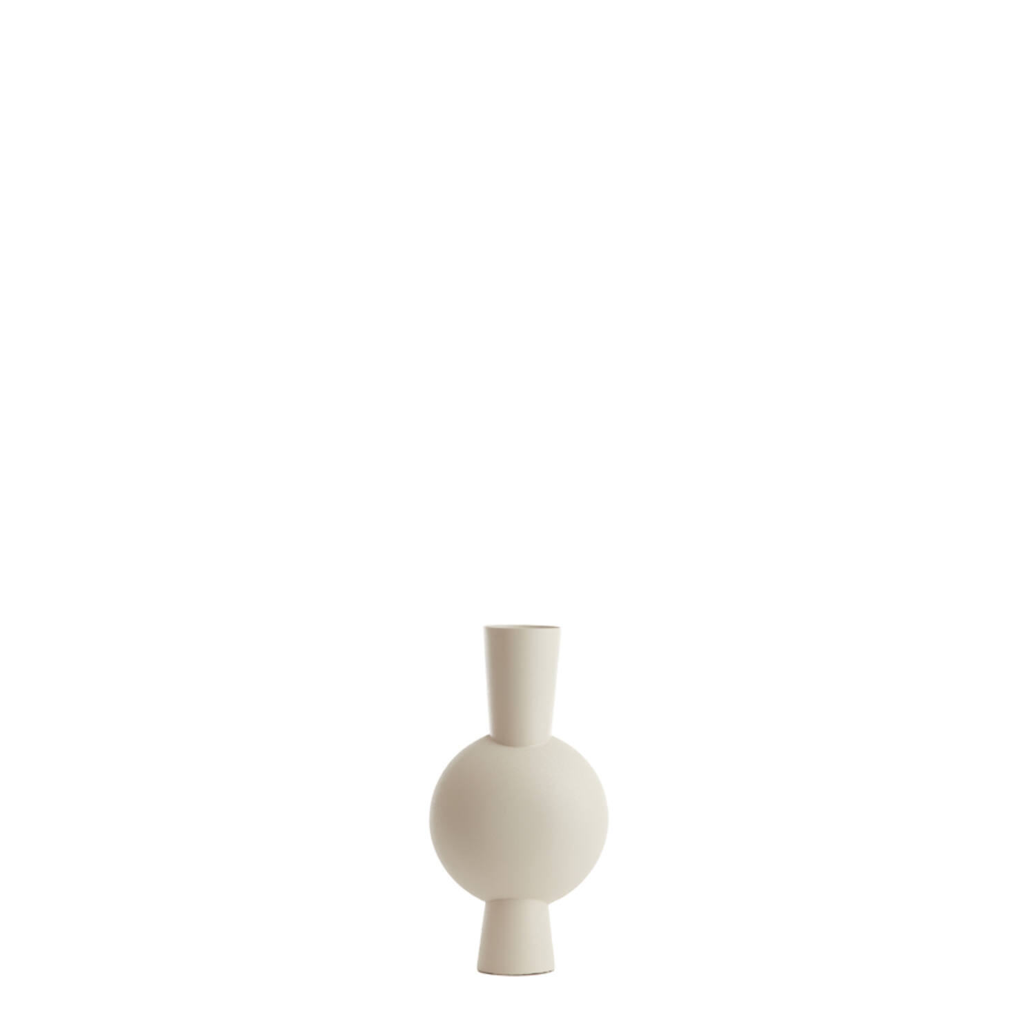 Vase 22x14x40 cm KAVANDU cream