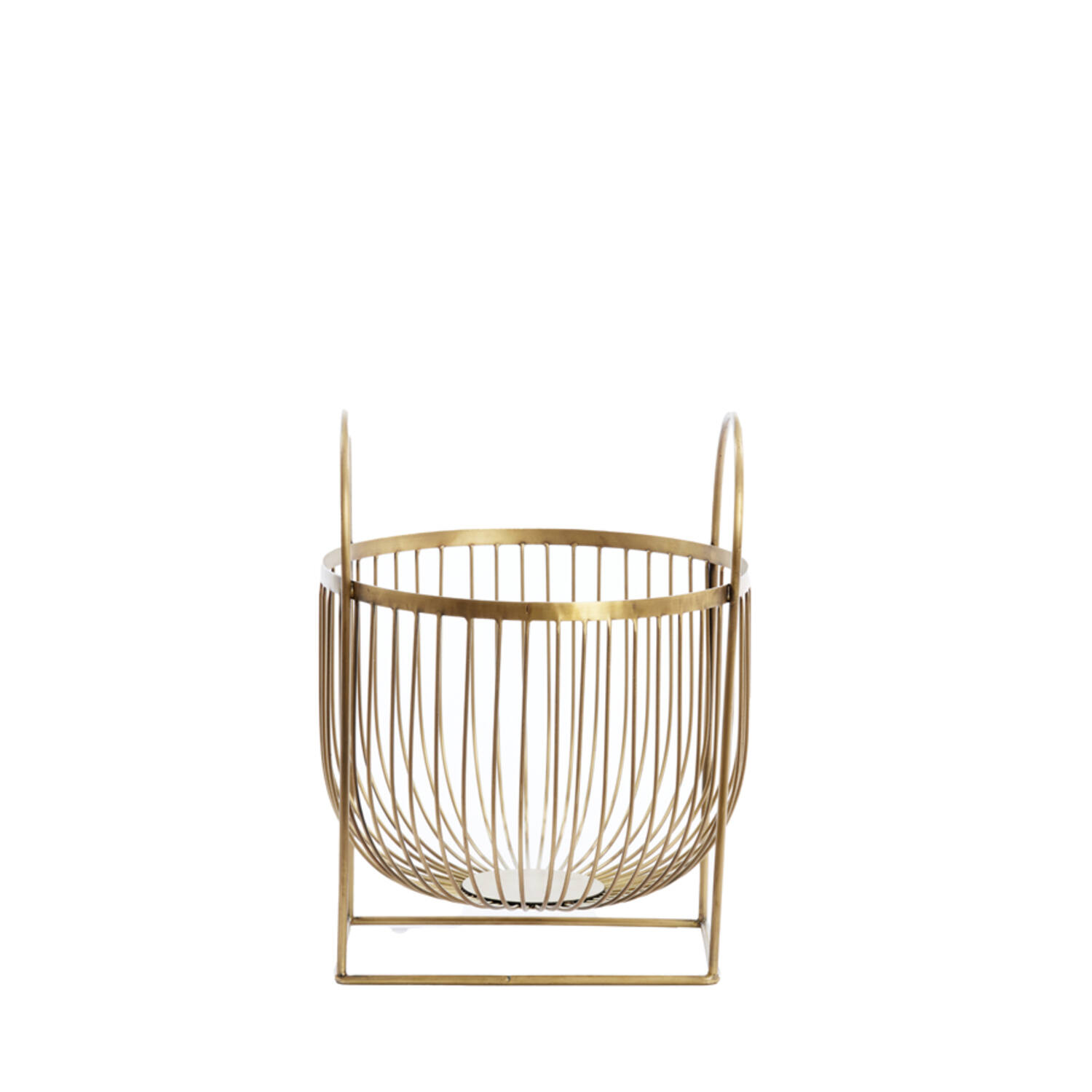 Basket Ø30,5x39,5 cm MARJET antique bronze