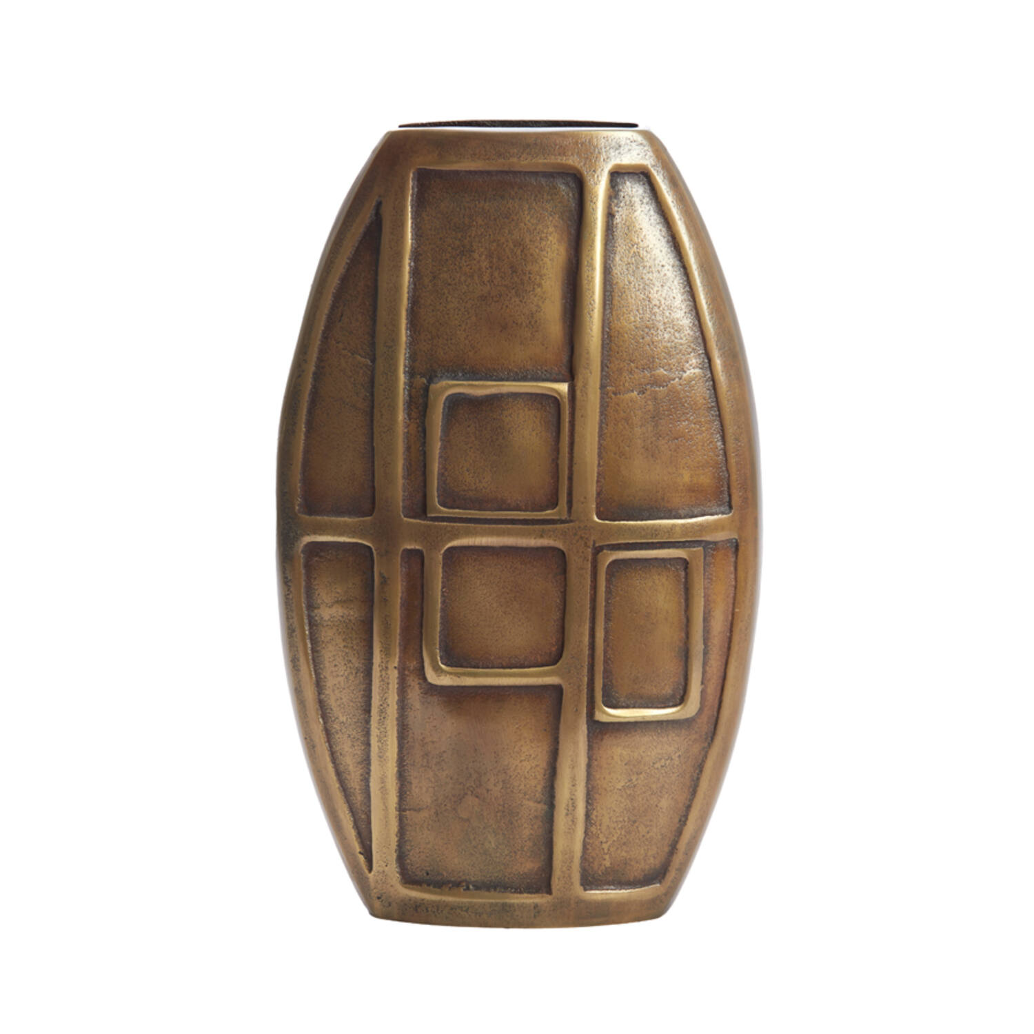 Vase deco 23x7x36 cm BOLANGI antique bronze