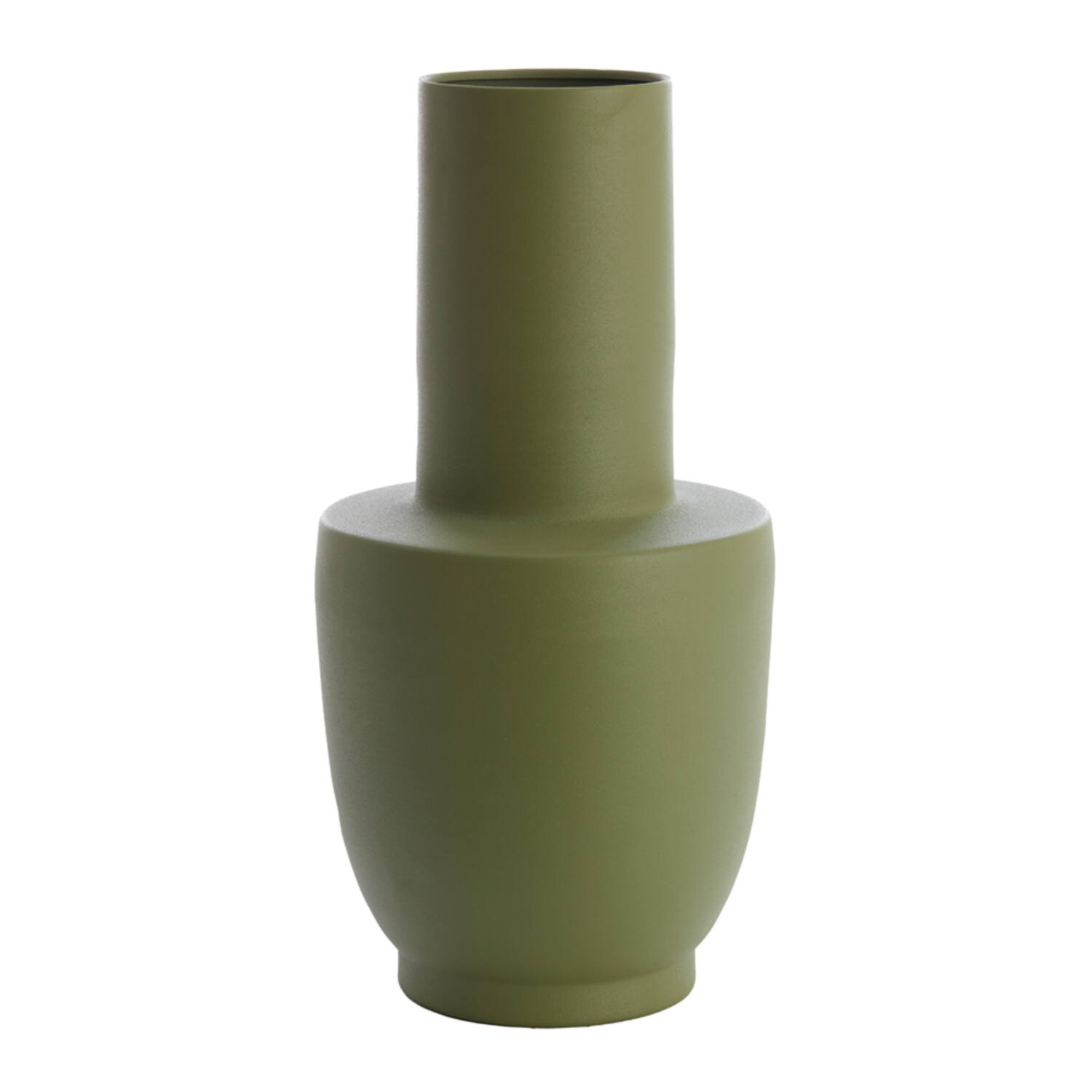Vase deco Ø29x55 cm DATUH olive green