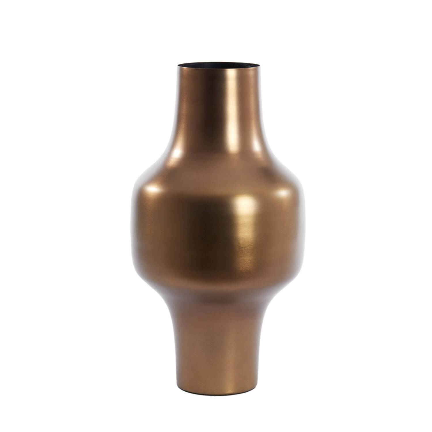 Vase deco Ø27x49 cm SINDO shiny brown bronze