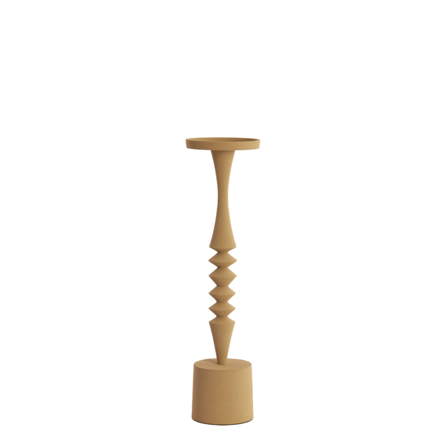 Candle holder Ø11x40 cm MISTRY matt beige