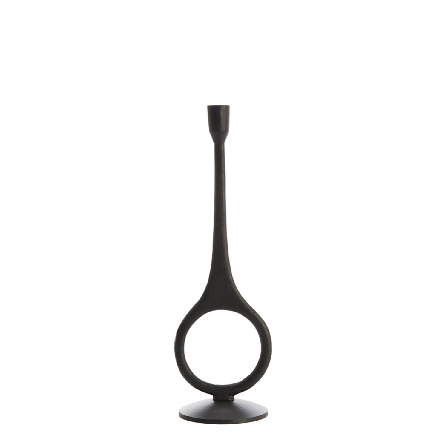 Candle holder Ø13x46 cm ANTIGA matt black