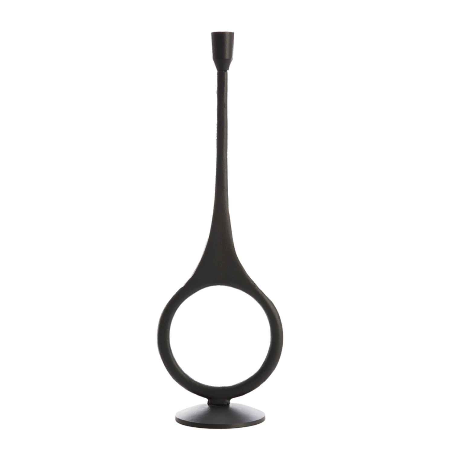 Candle holder Ø13x55 cm ANTIGA matt black