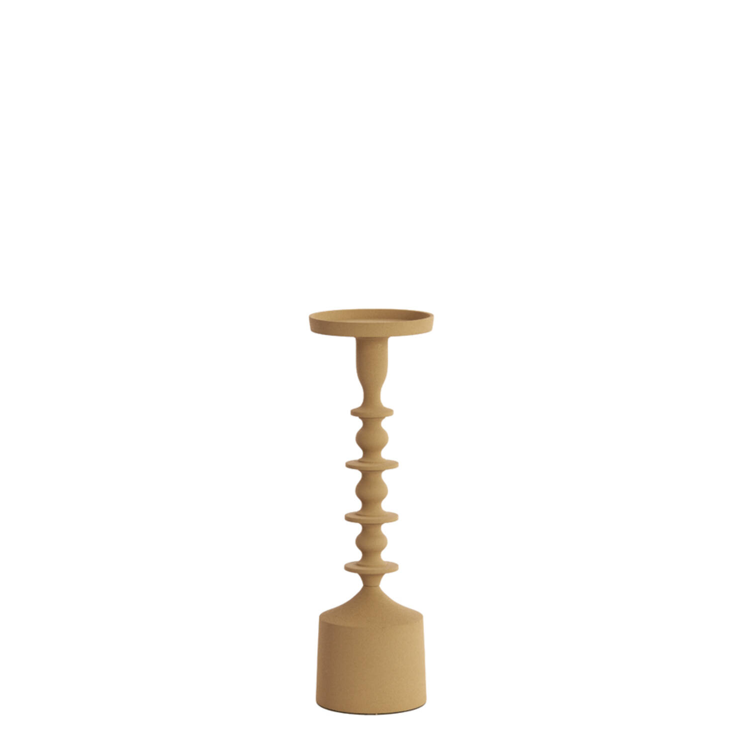 Candle holder Ø11x35,5 cm MERAKO matt beige