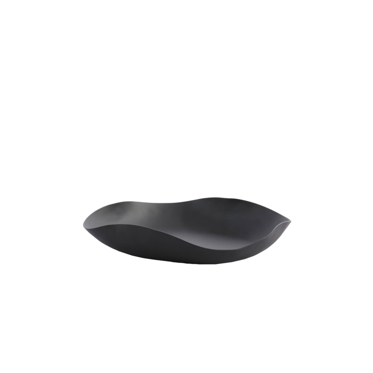 Dish 33x32x6,5 cm ANZIO matt black