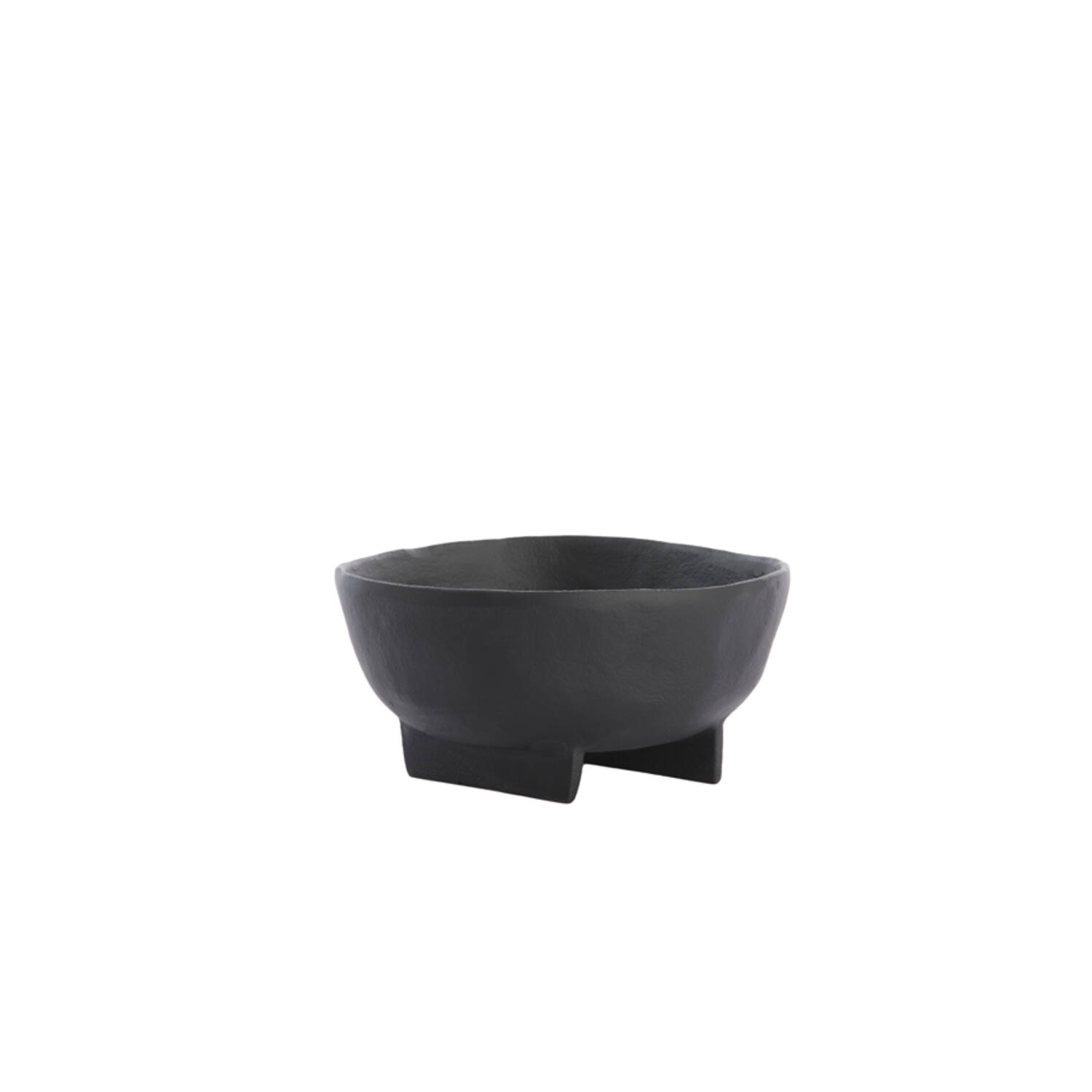 Dish on base 21x20,5x10 cm ROSANA matt black