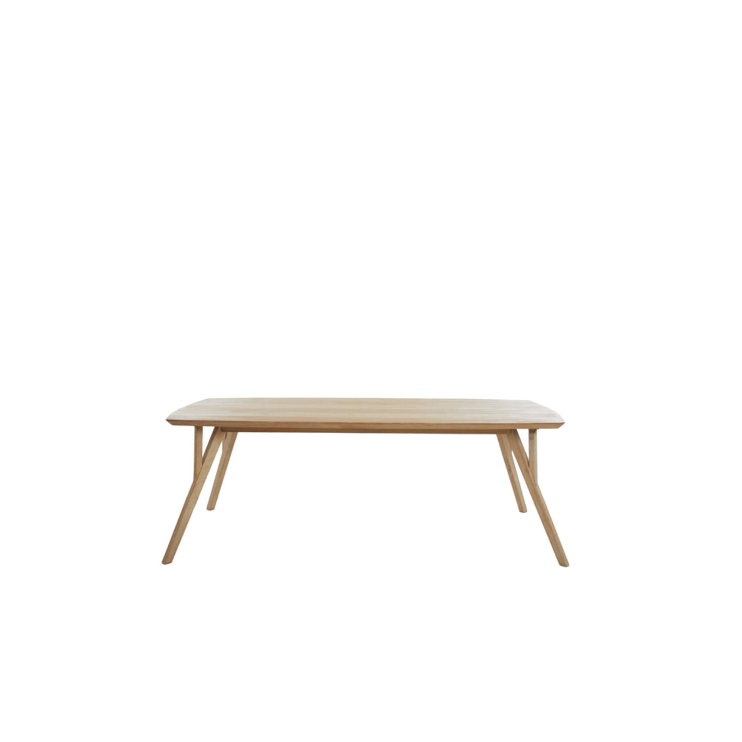 Dining table 220x100x76 cm QUENZA mango wood natural