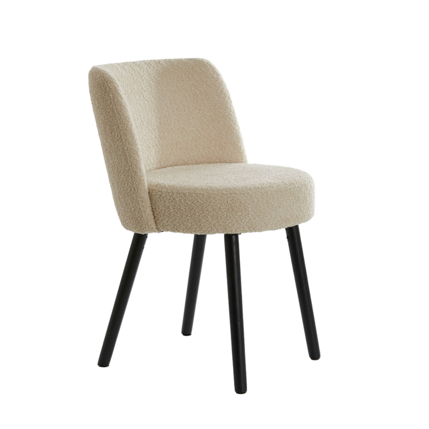 Dining chair 56x47x79 cm ECKLEY sand-black