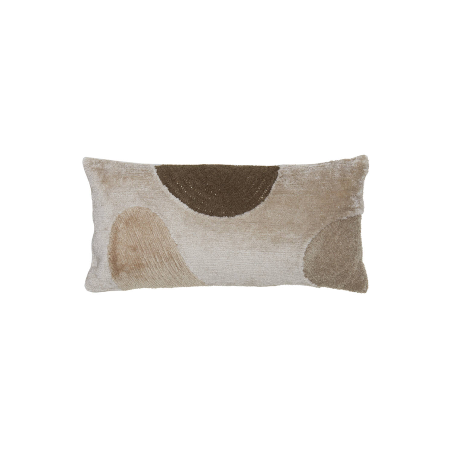 Cushion 60x30 cm CANAZEI grey+dark brown