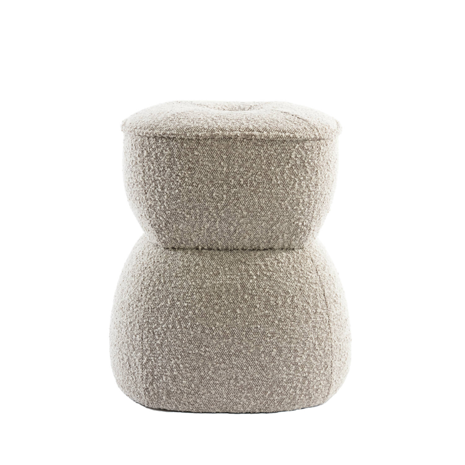 Pouf Ø40x46 cm LEYLA beige