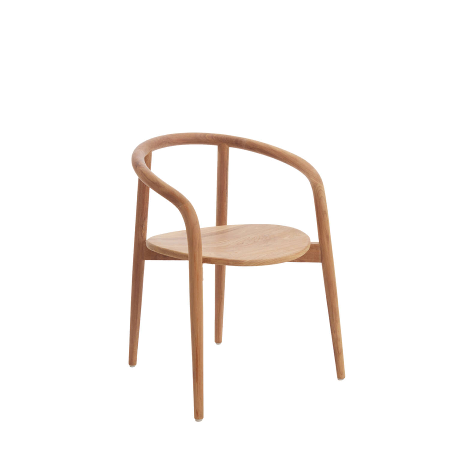 Dining chair 59x53x74 cm PALCA wood natural