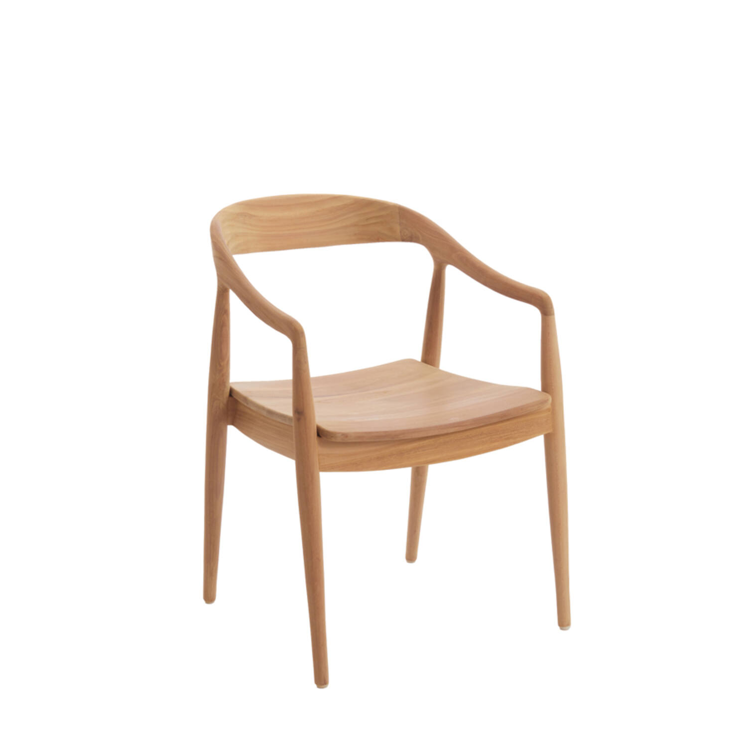 Dining chair 60x58x83 cm PALOS wood natural