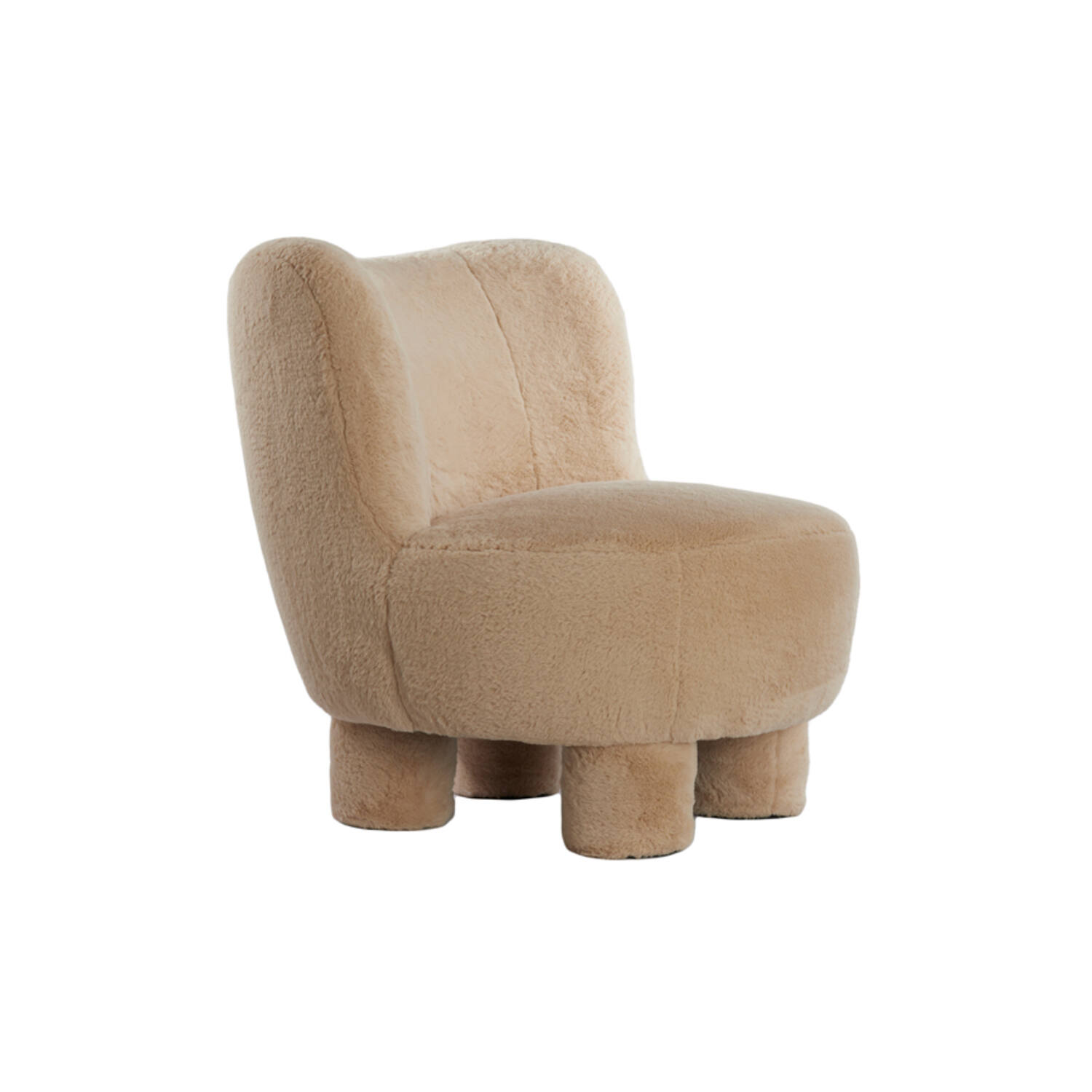 Chair 79x76x77 cm KAMOVU beige