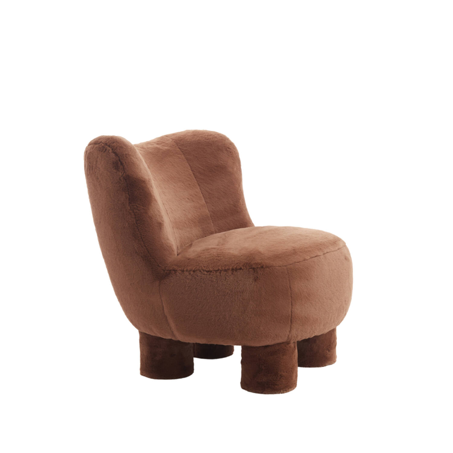 Chair 79x76x77 cm KAMOVU brown