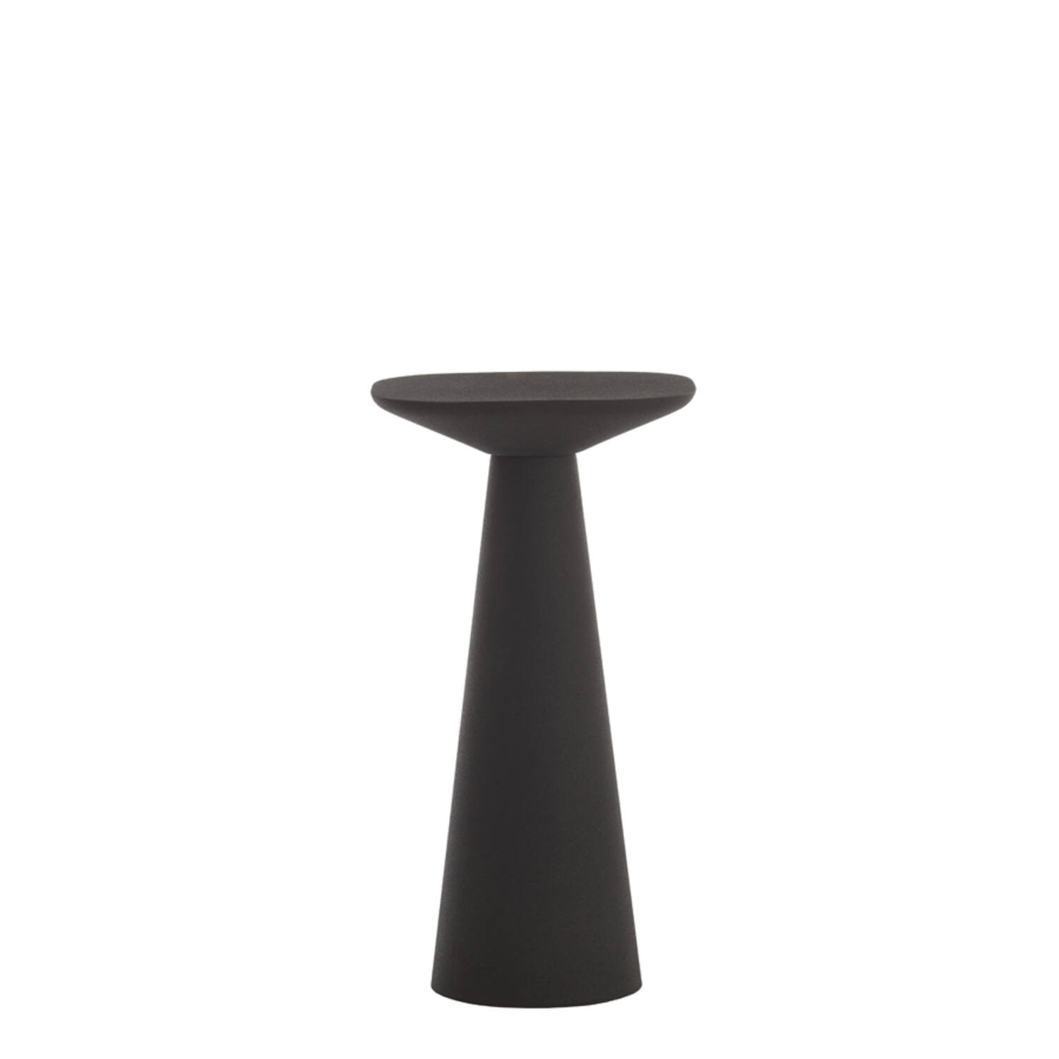 Side table 28x28x53 cm ABALA matt black